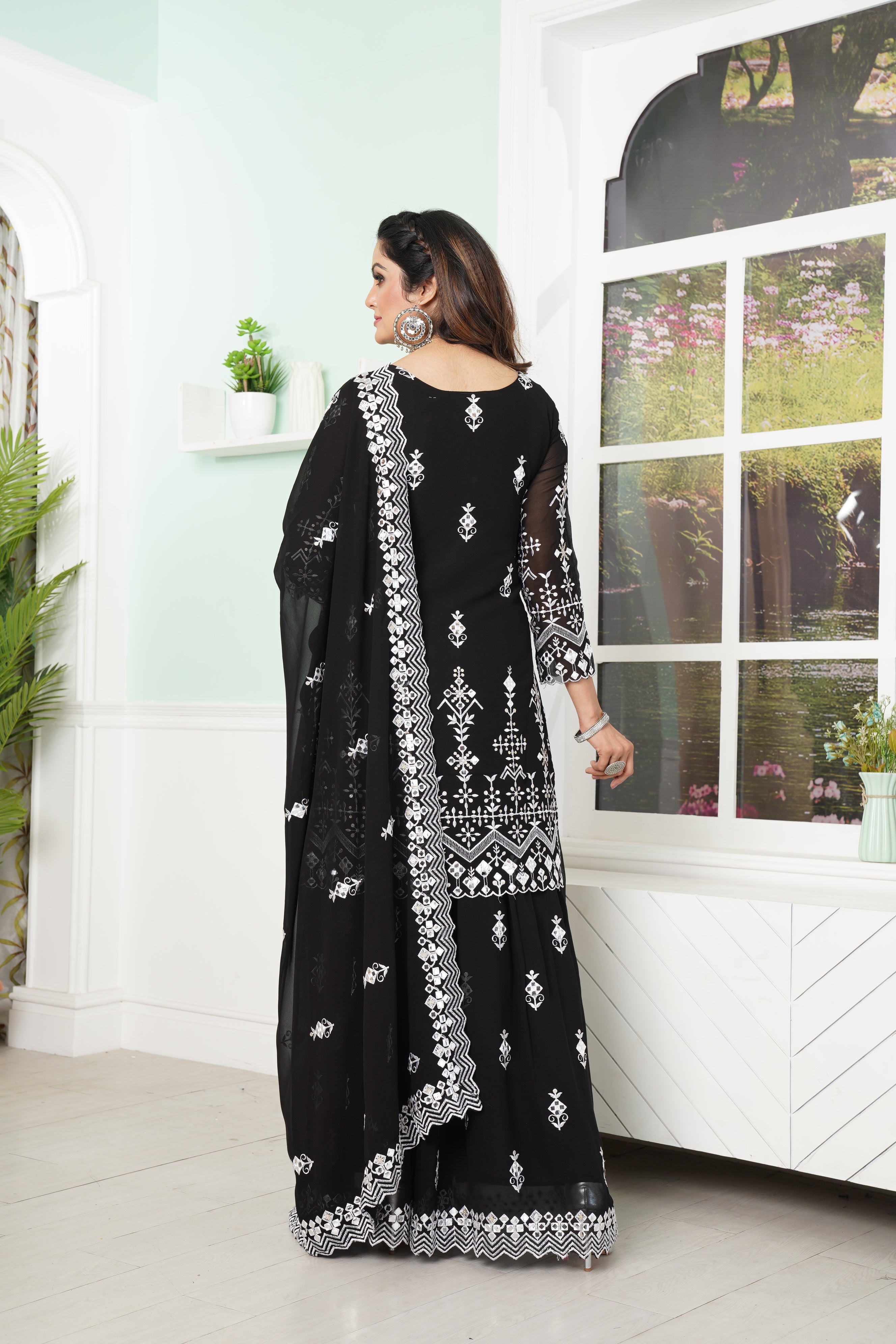 Malti Palazzo Suit - Roop Darshan