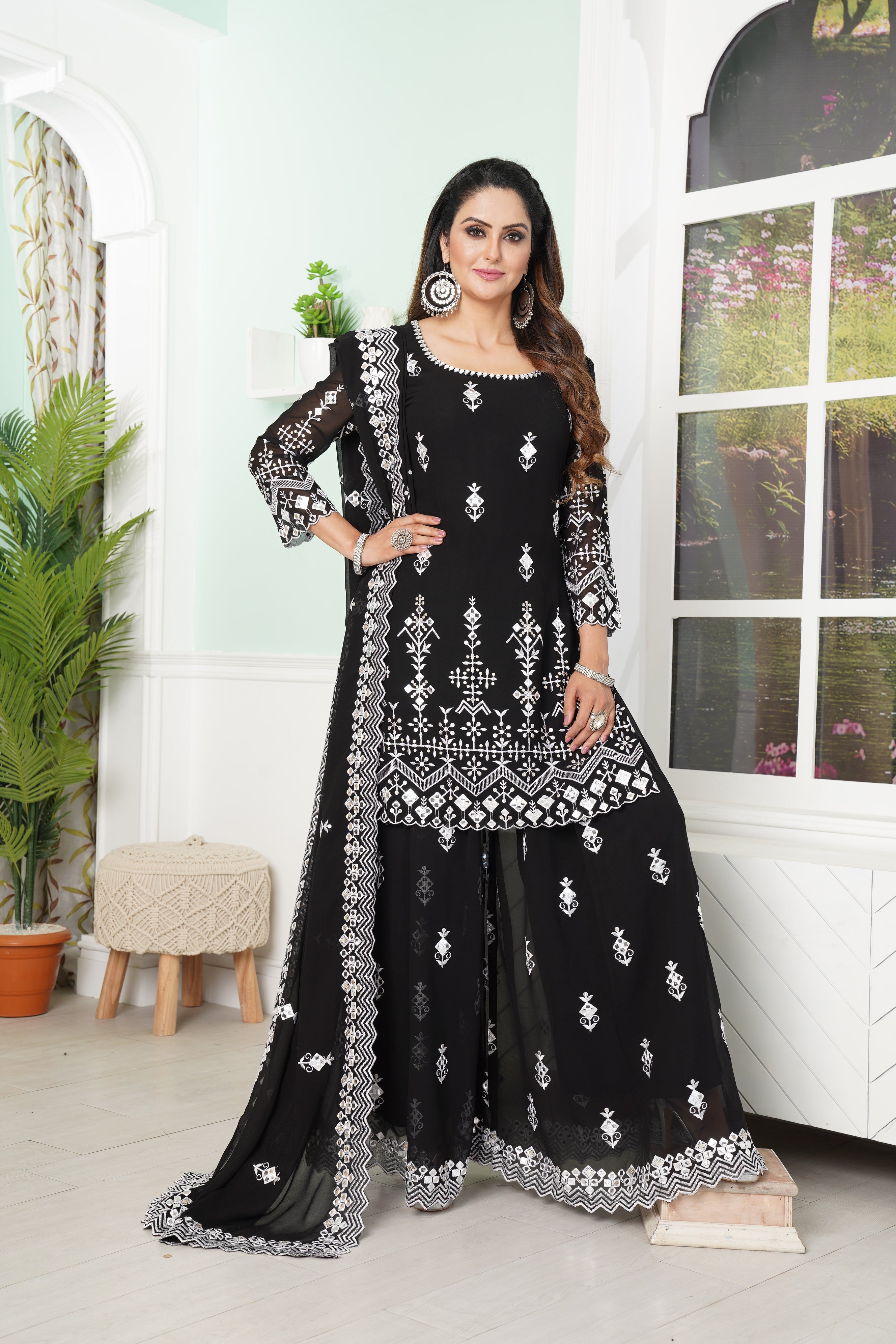 Malti Palazzo Suit - Roop Darshan