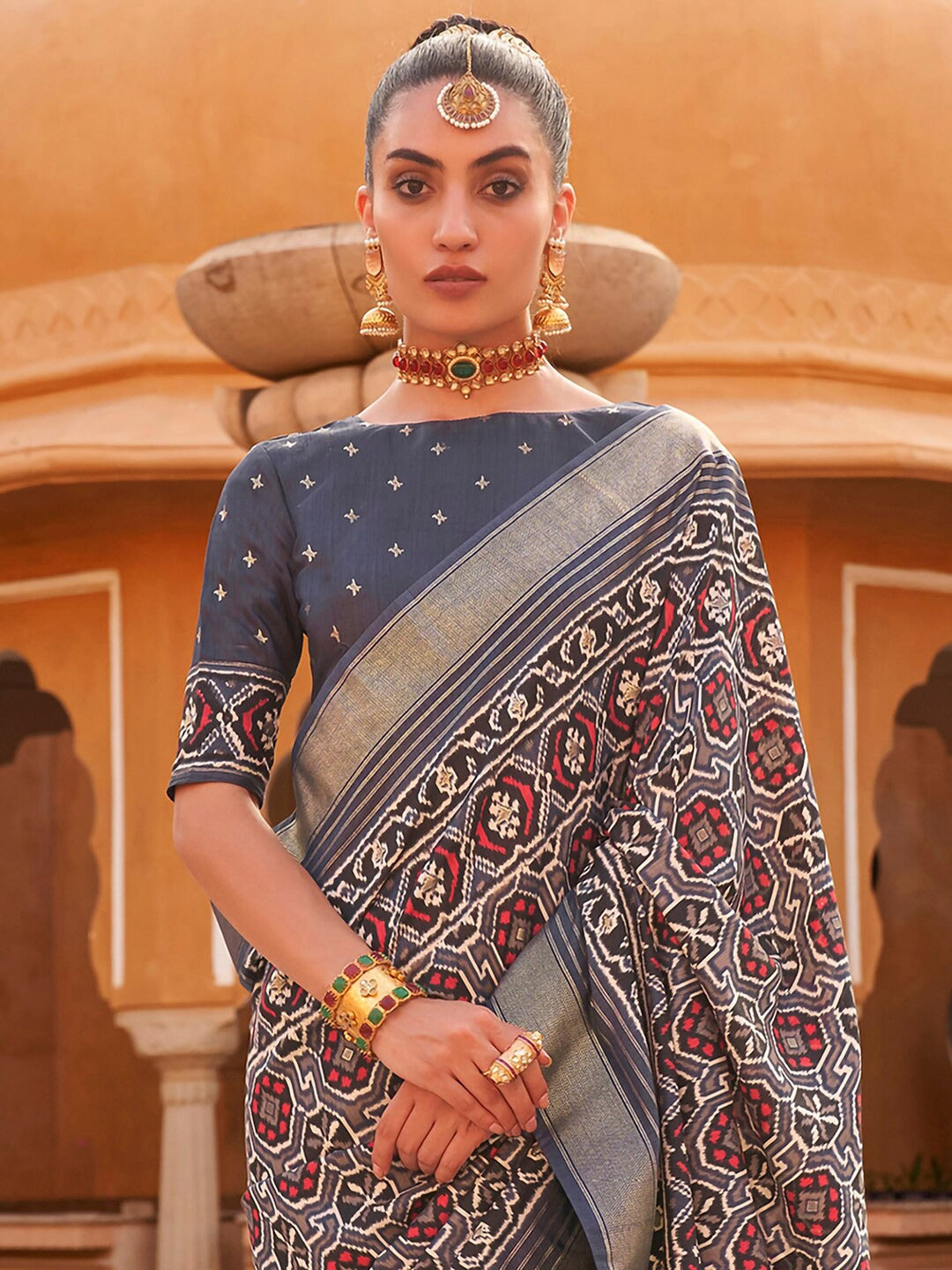 Vrinda Pochampally Saree - Roop Darshan