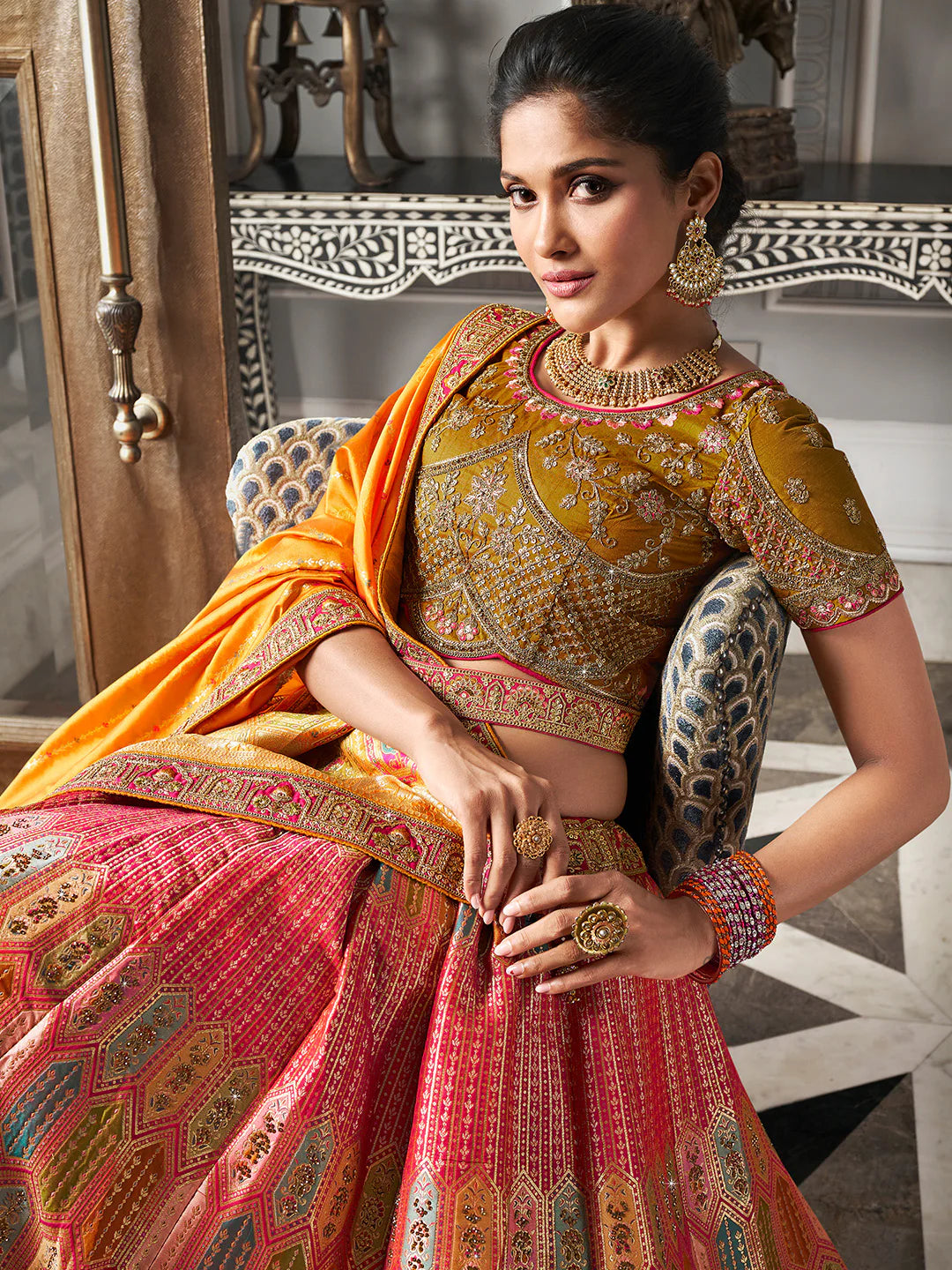 Niharika Unstitched Lahenga - Roop Darshan