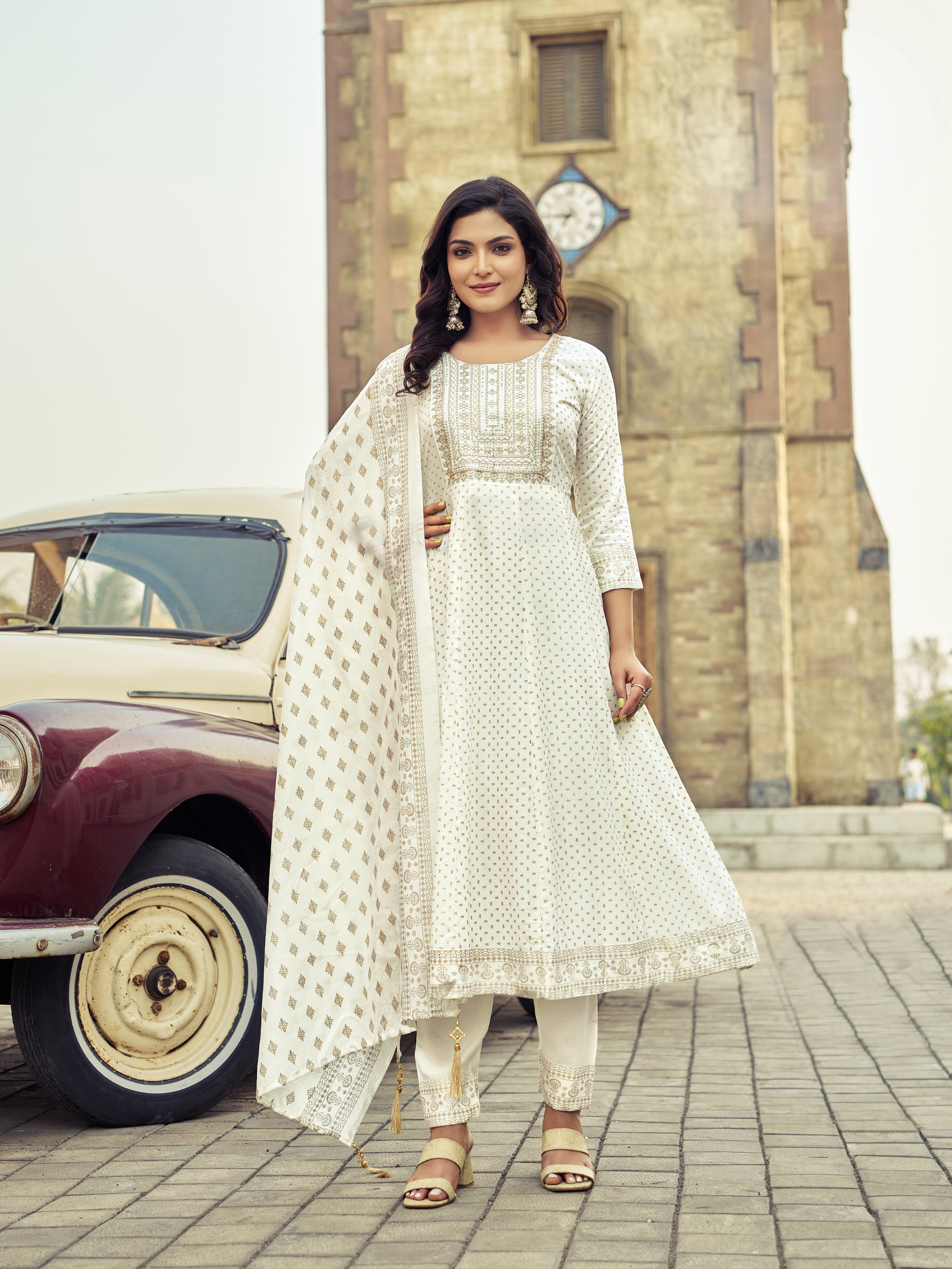 Vamika Flair Kamiz & Pant - Roop Darshan