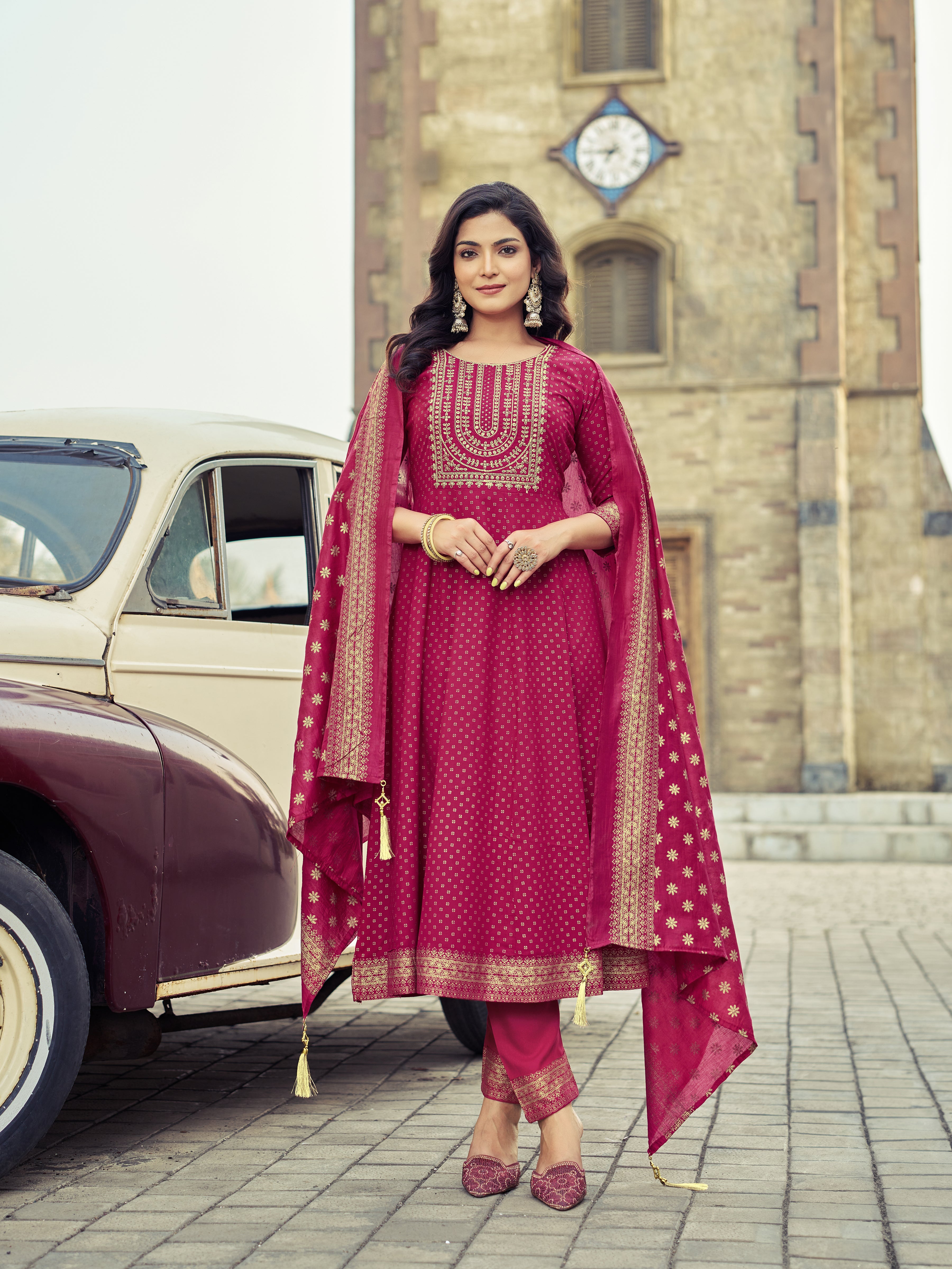 Vamika Flair Kamiz & Pant - Roop Darshan