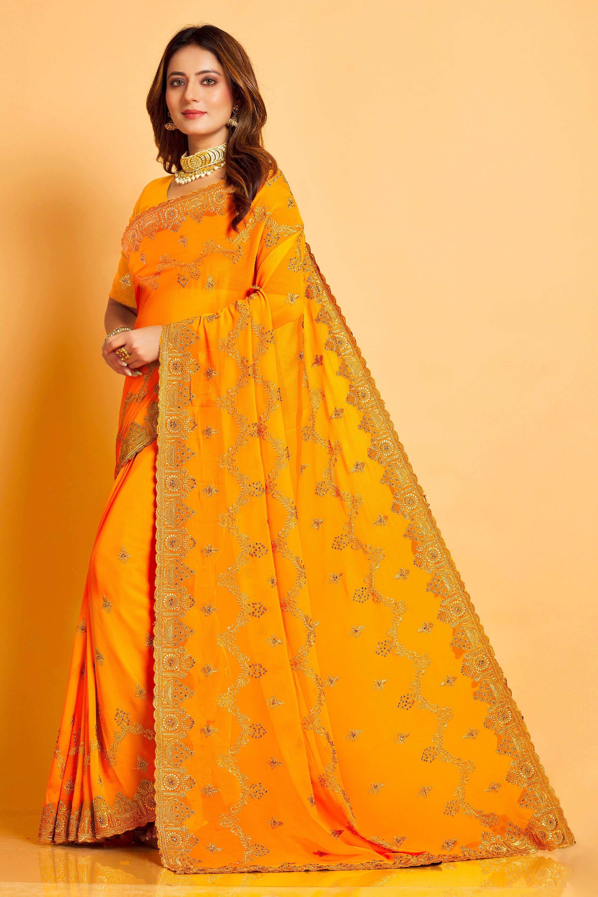 Kanvi Saree - Roop Darshan