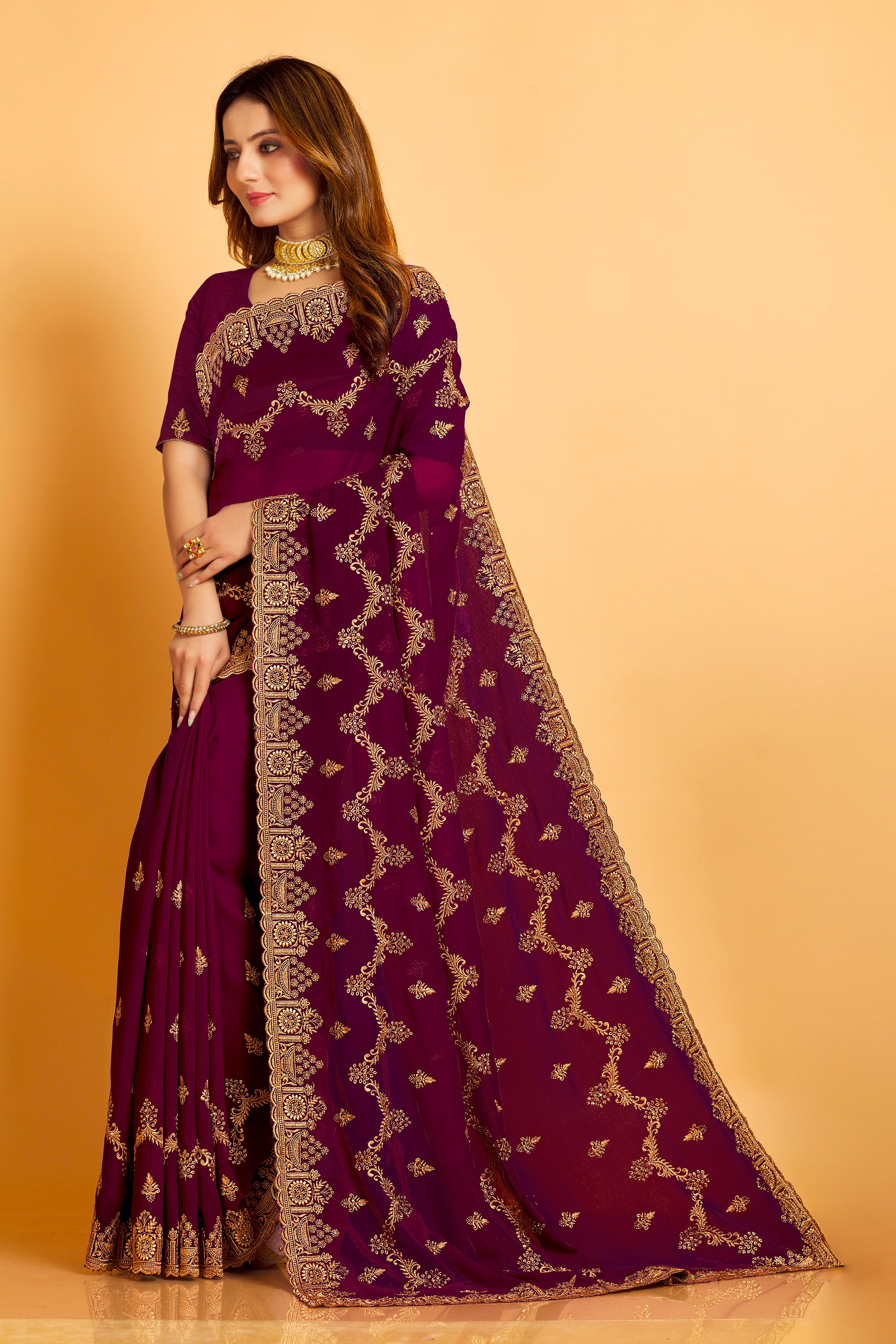 Kanvi Saree - Roop Darshan