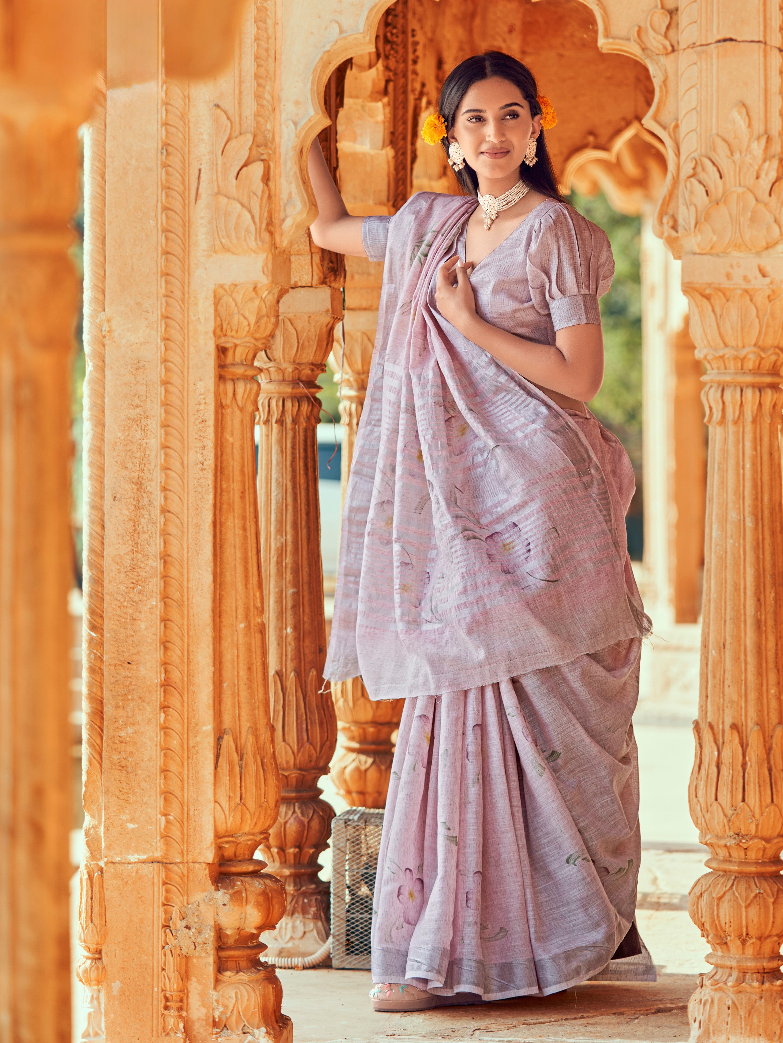 Salviah Saree - Roop Darshan