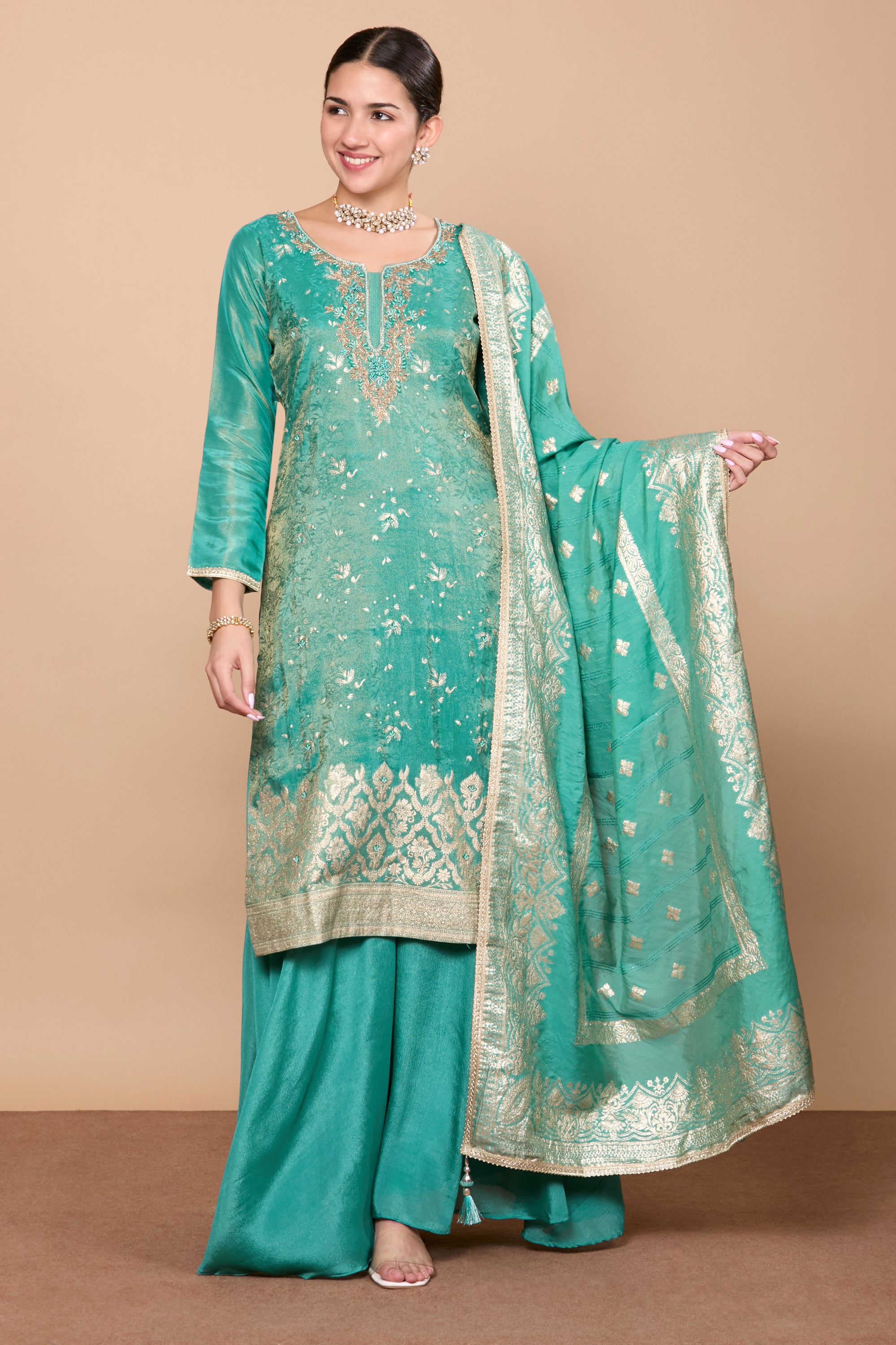 Reva Palazzo Suit - Roop Darshan