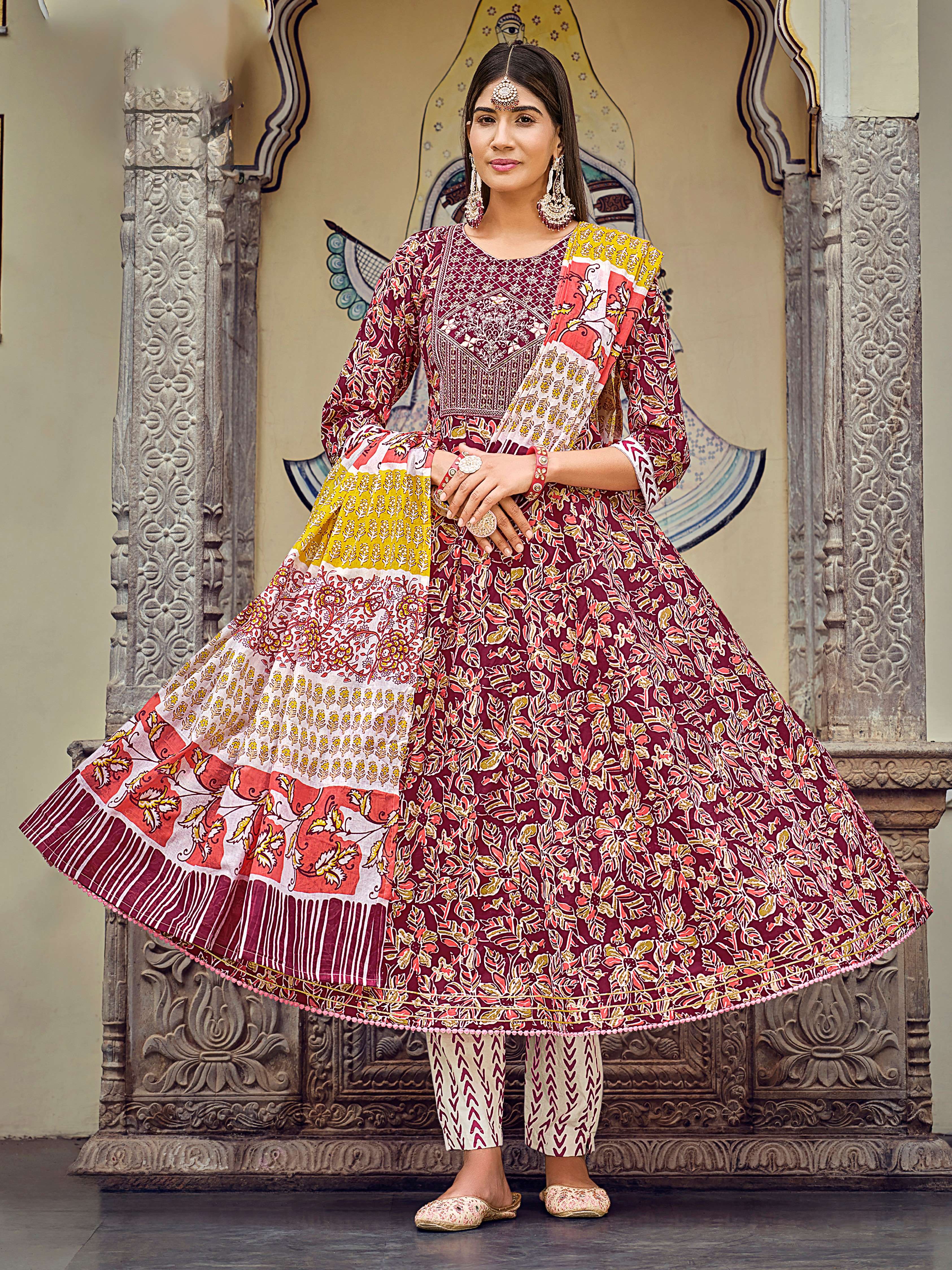 Rubina Flair Suit - Roop Darshan