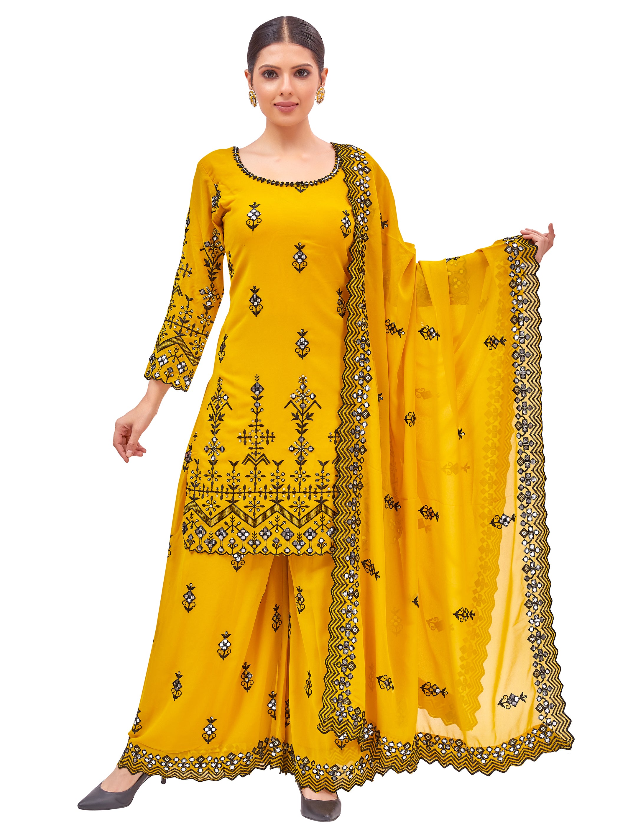 Malti Palazzo Suit - Roop Darshan