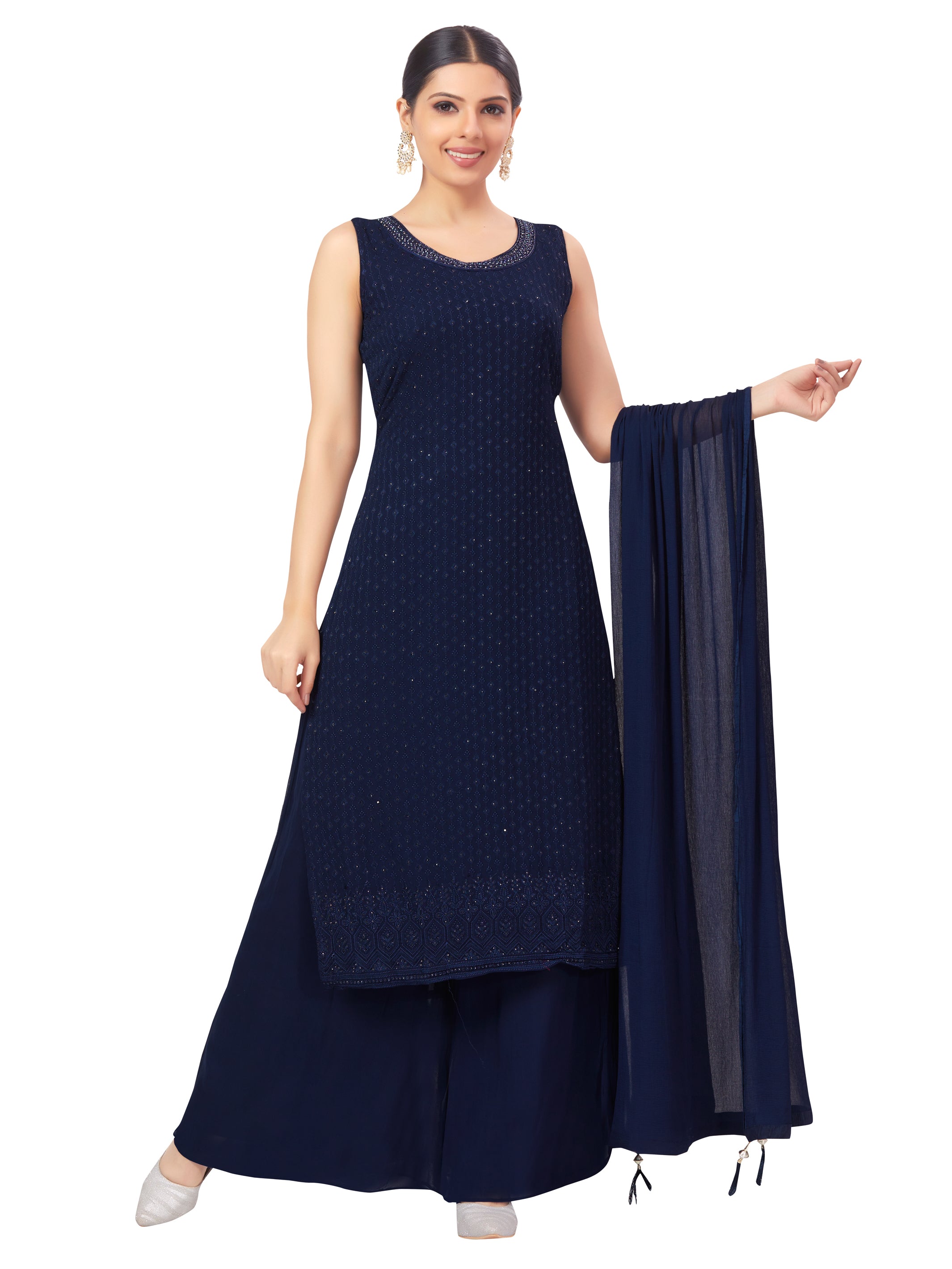 Anita Palazzo Suit - Roop Darshan