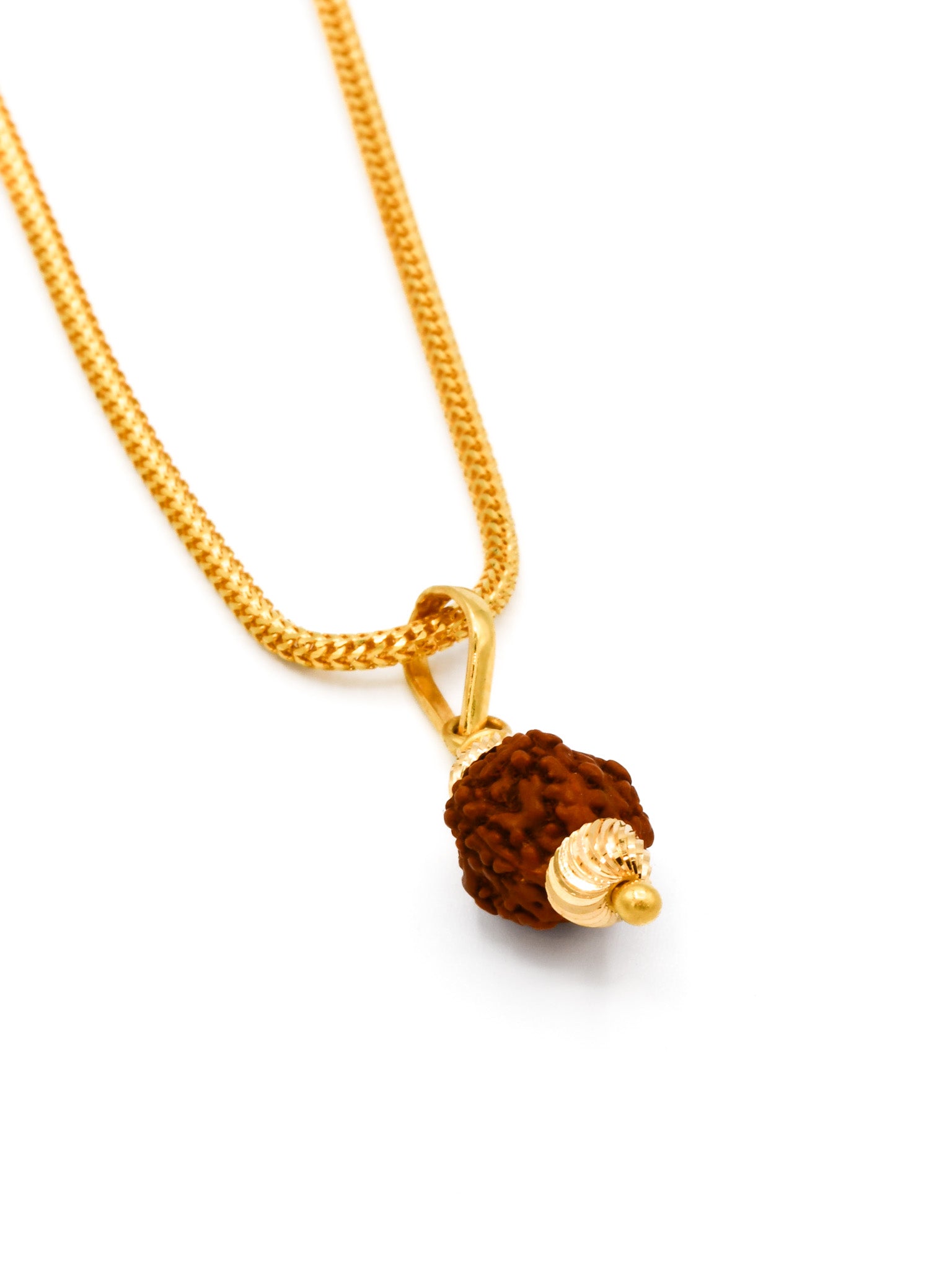 22ct Gold Rudraksh Pendant - Roop Darshan