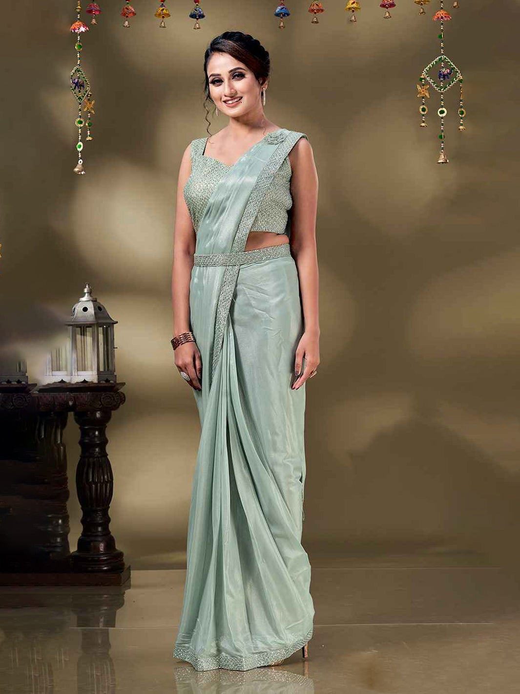 Rachita Ready To Wear Choli Saree - Roop Darshan