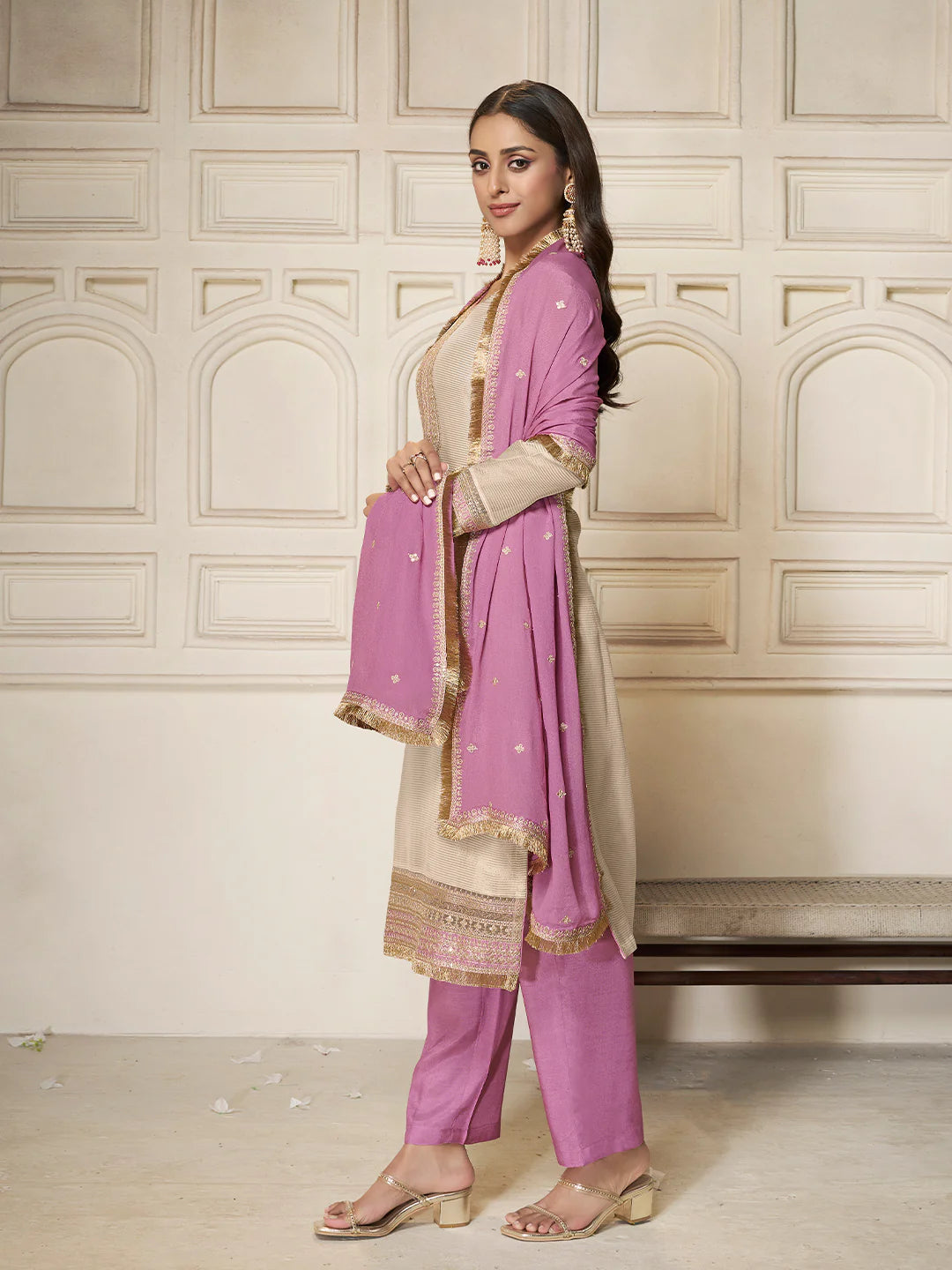 Falguni Straight Kamiz & Pant - Roop Darshan
