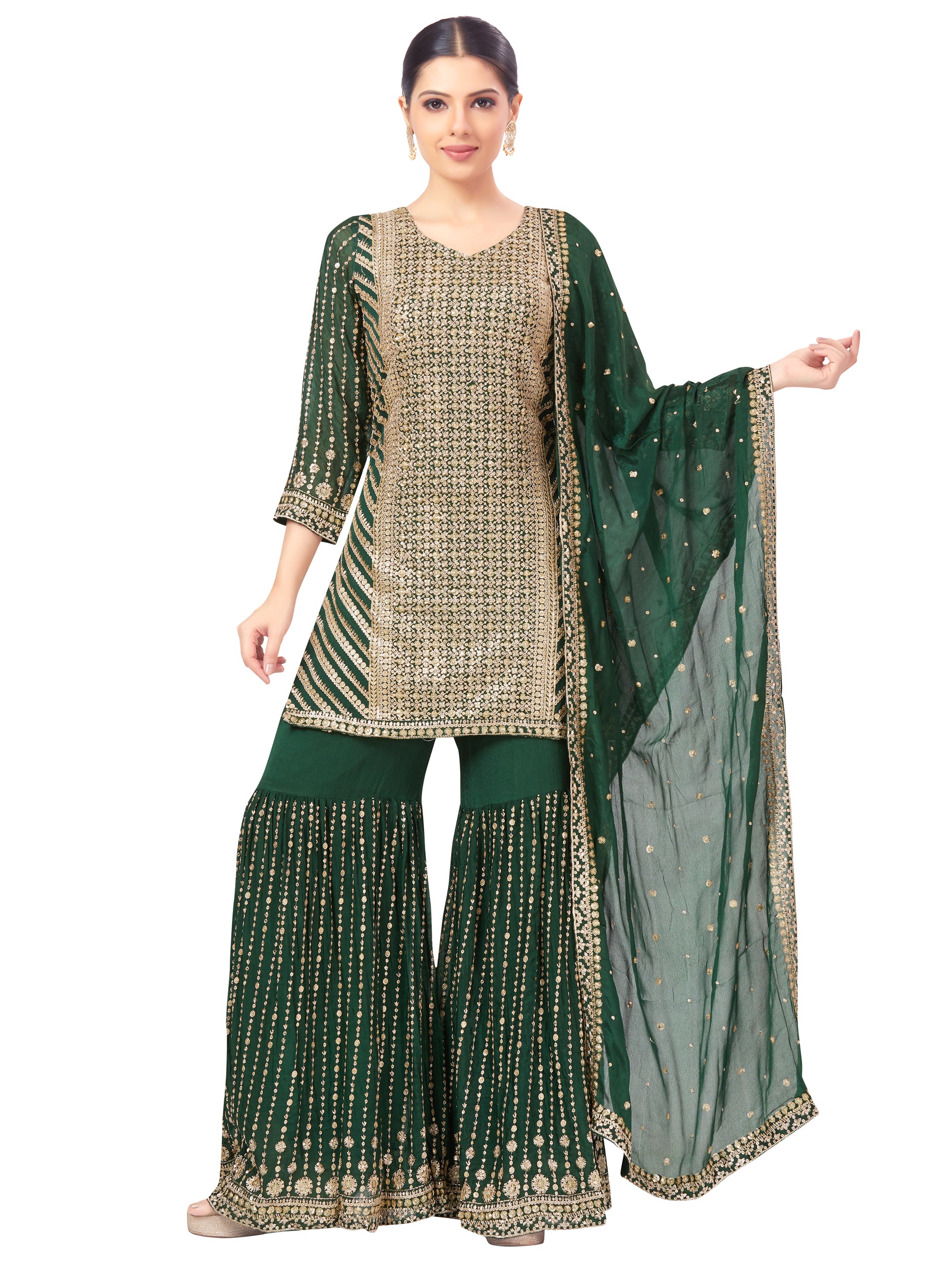 Anokhi Sharara Suit - Roop Darshan