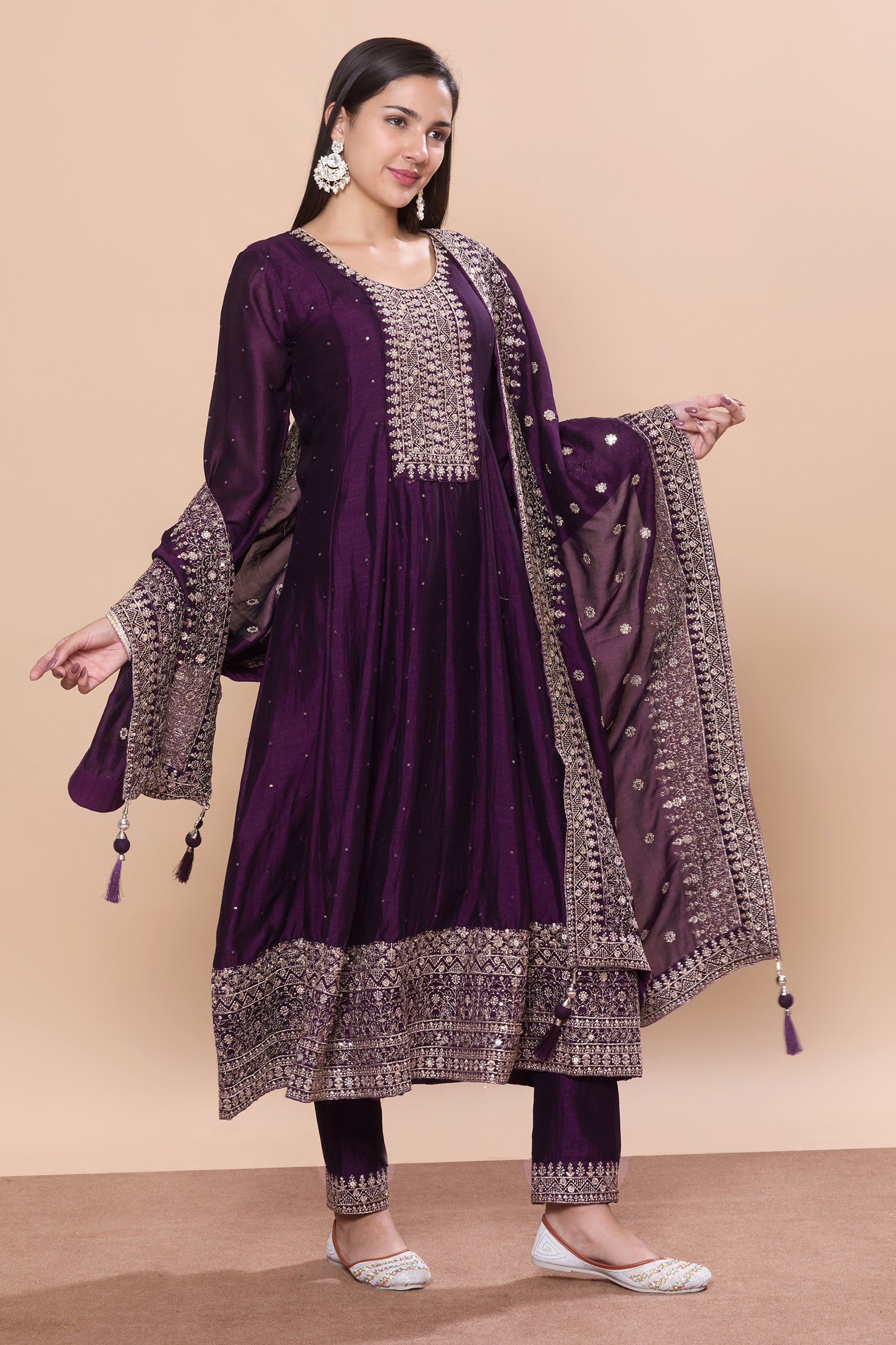Mahira Flair Kamiz & Pant - Roop Darshan