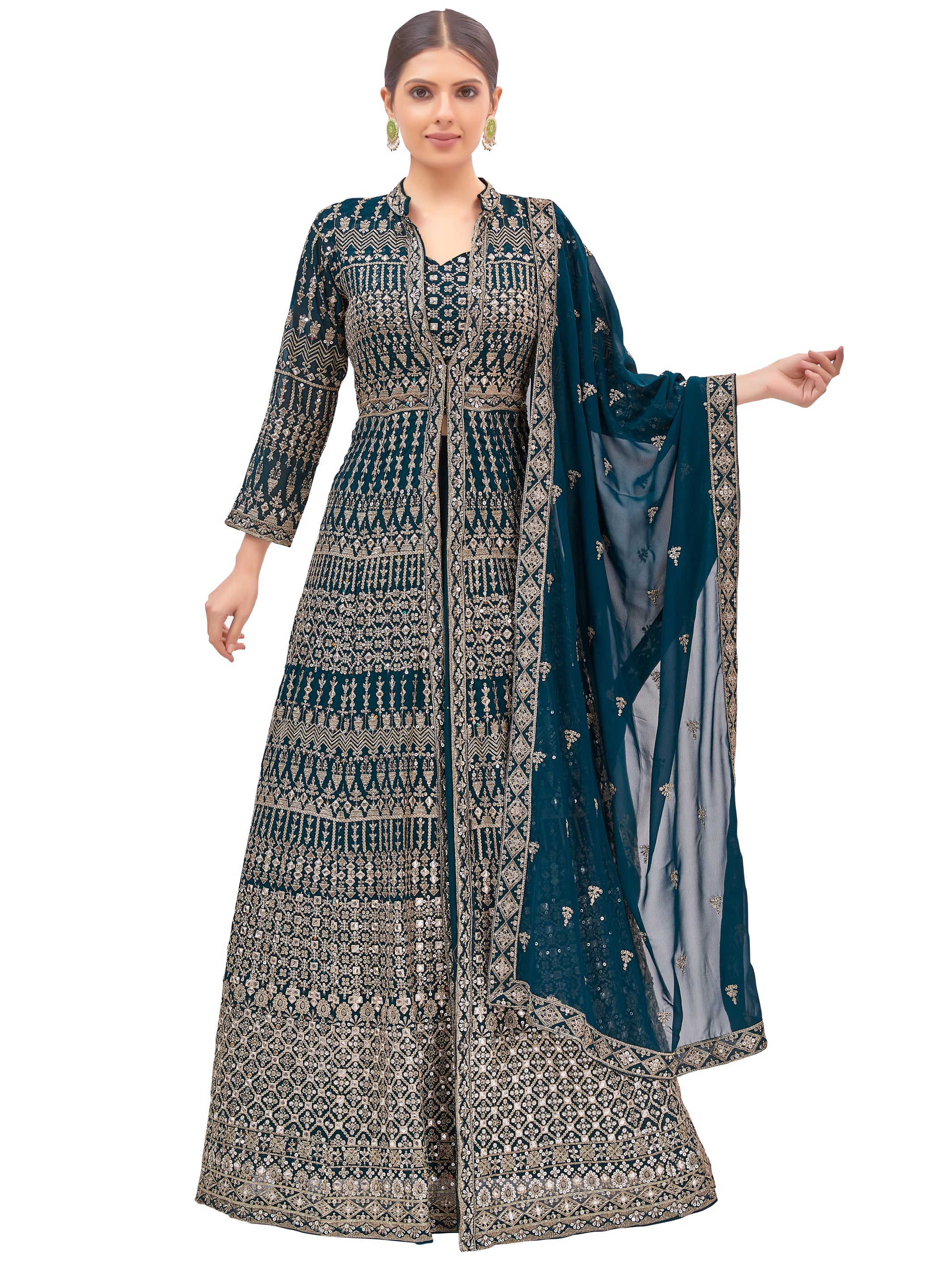 Khanak Long Top Lehenga Choli - Roop Darshan