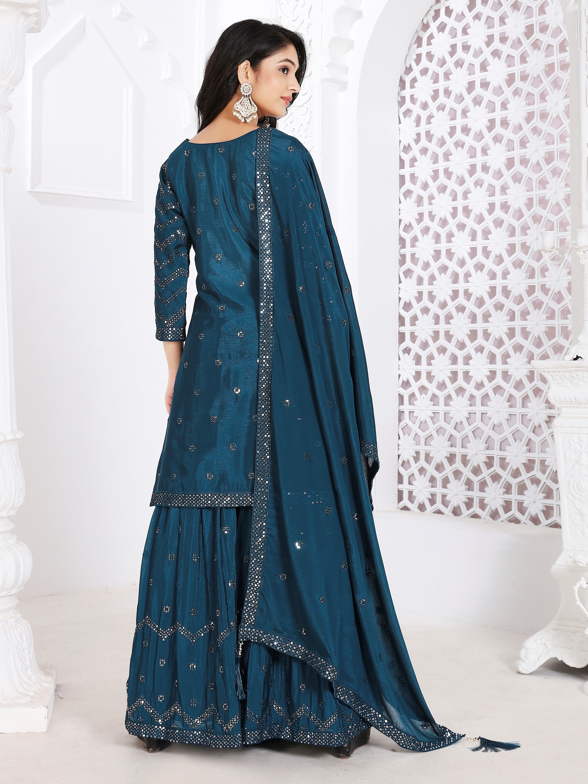 Parthvi Sharara Suit - Roop Darshan