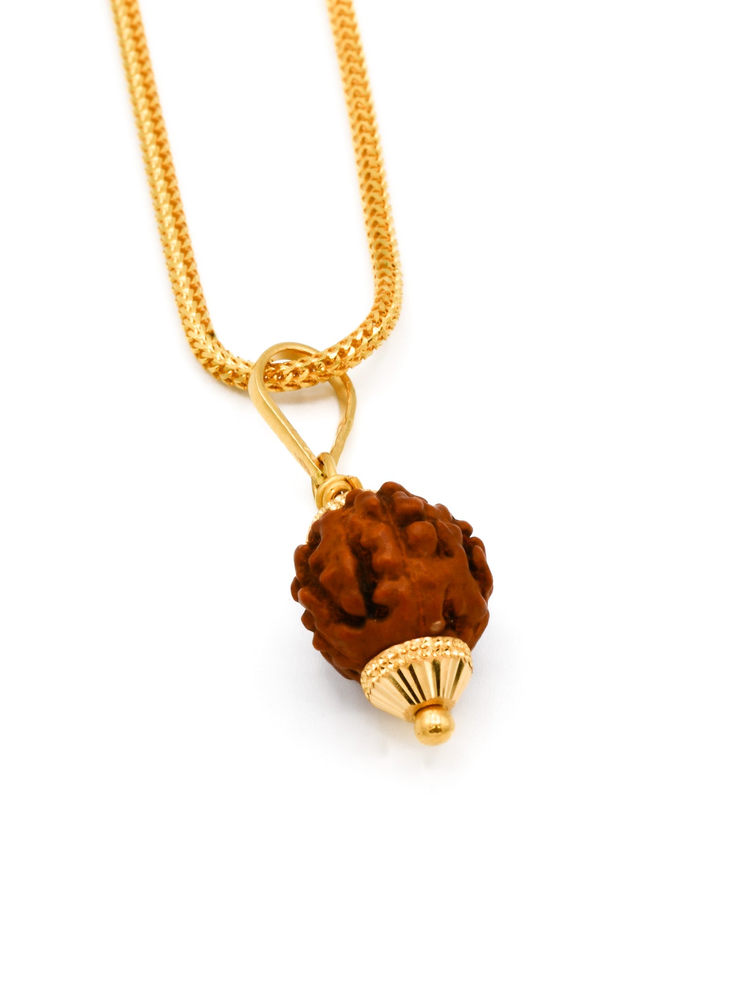 22ct Gold Rudraksh Pendant - Roop Darshan