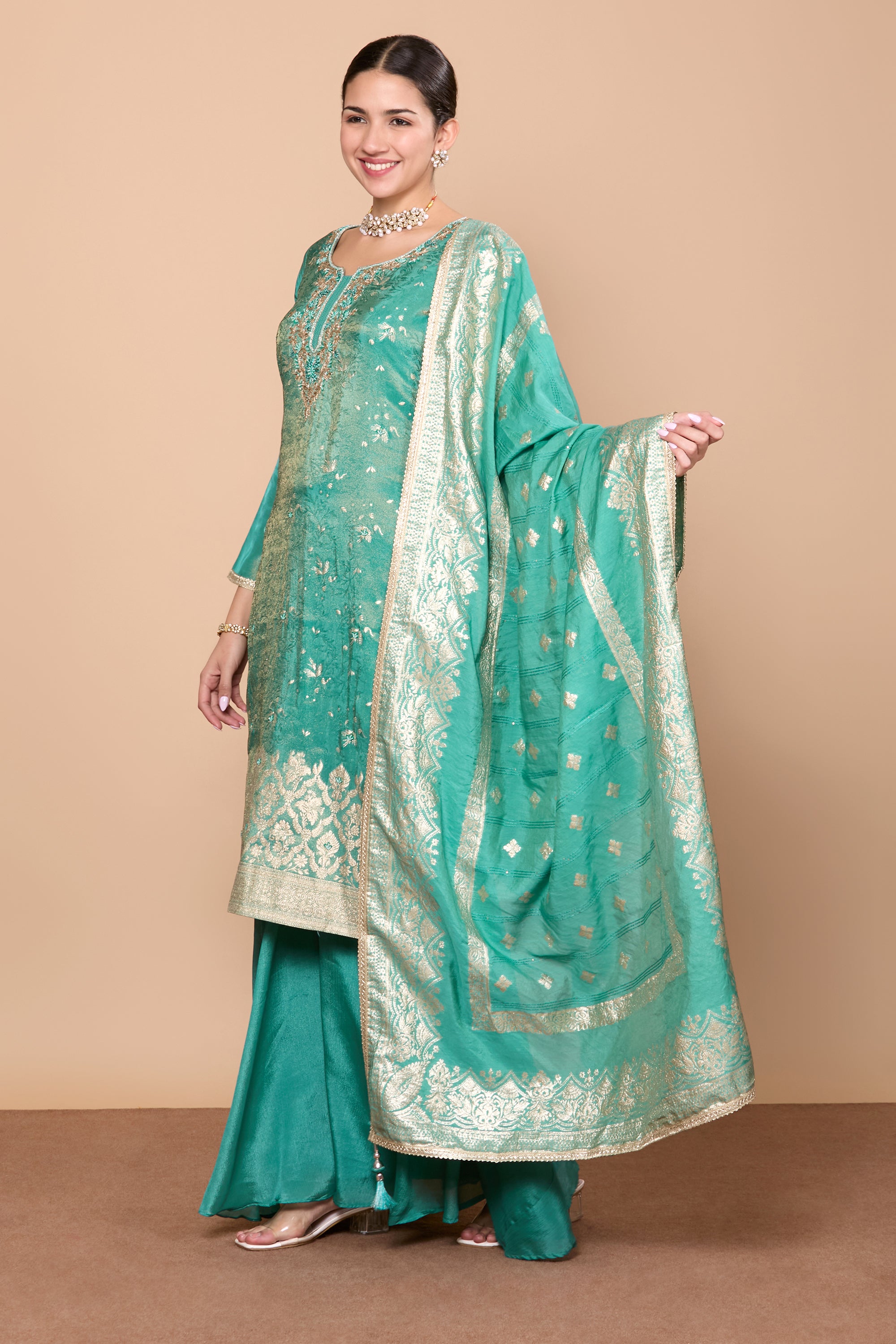 Reva Palazzo Suit - Roop Darshan
