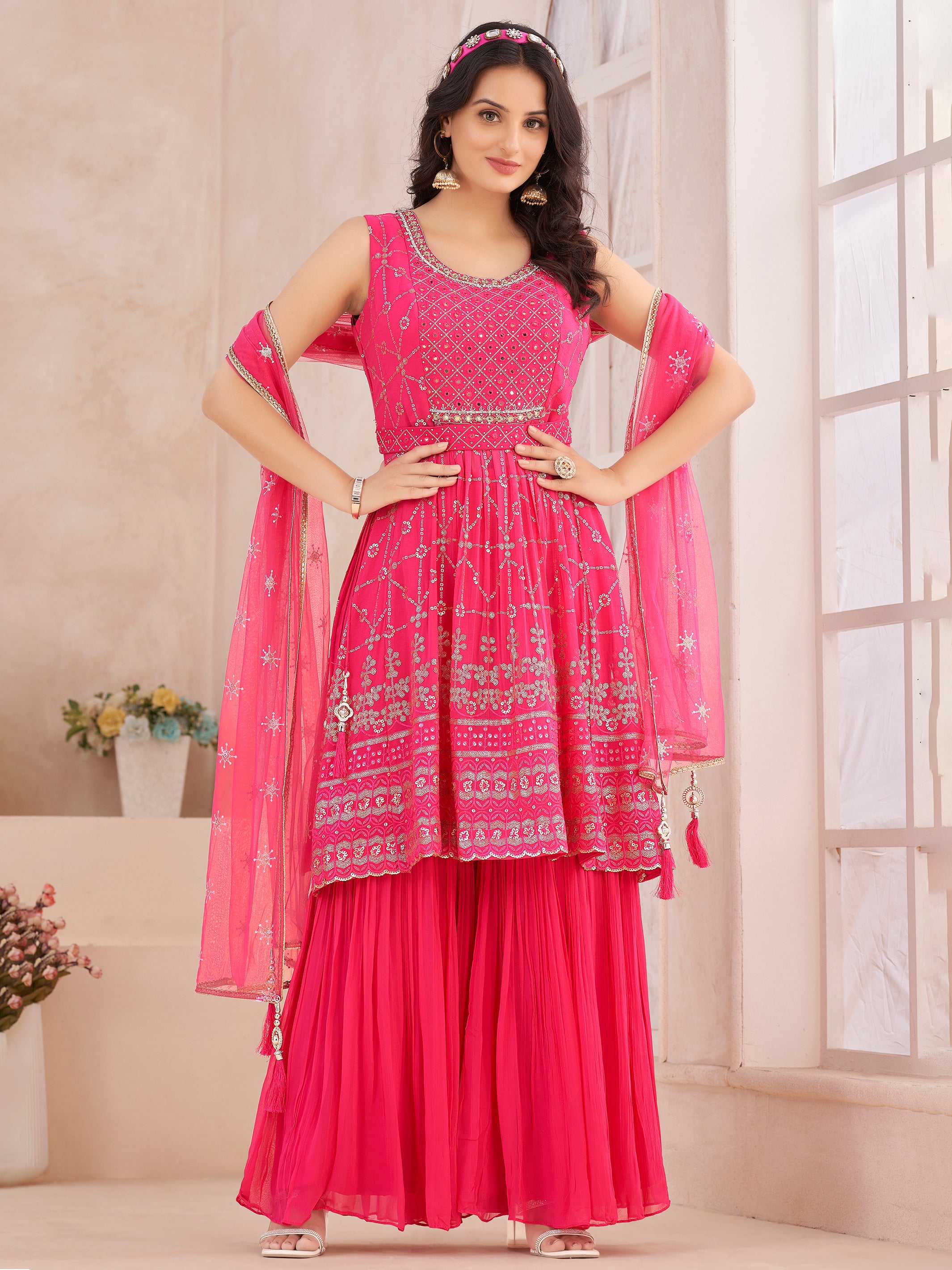 Amaira Sharara Suit - Roop Darshan