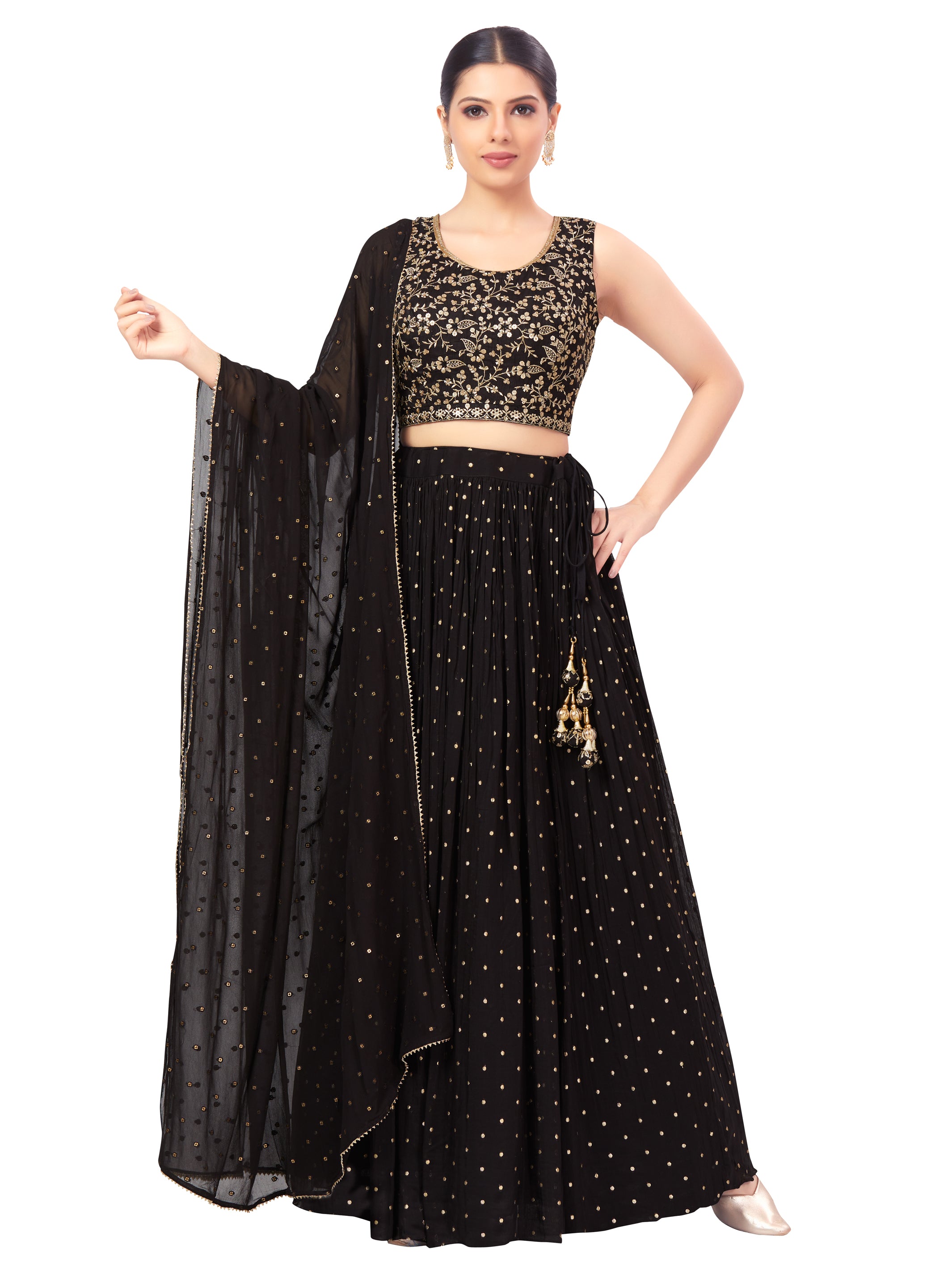 ANKITHA SILK TIKI EMBWK CLD S/L(S) 34X44 - Roop Darshan
