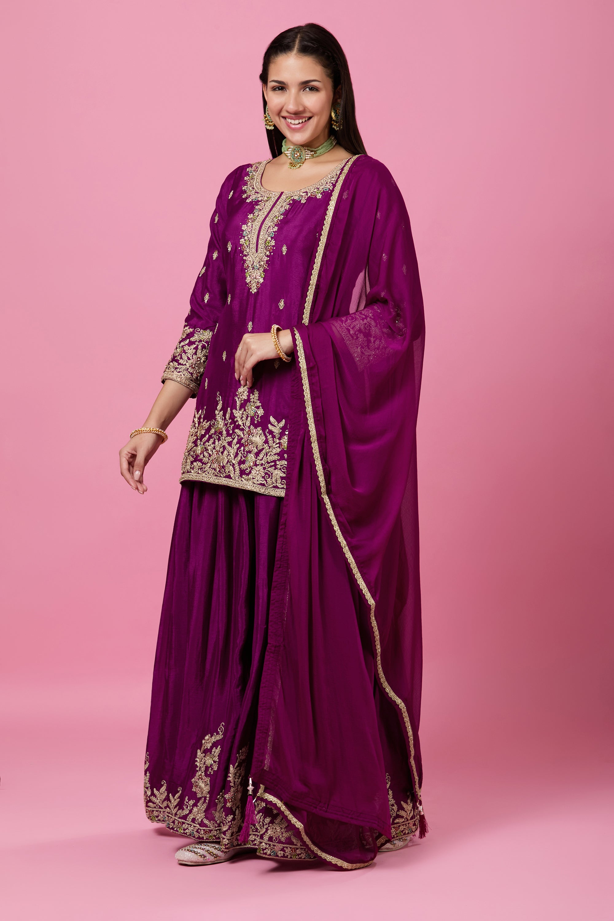 Gauri Palazzo Suit - Roop Darshan