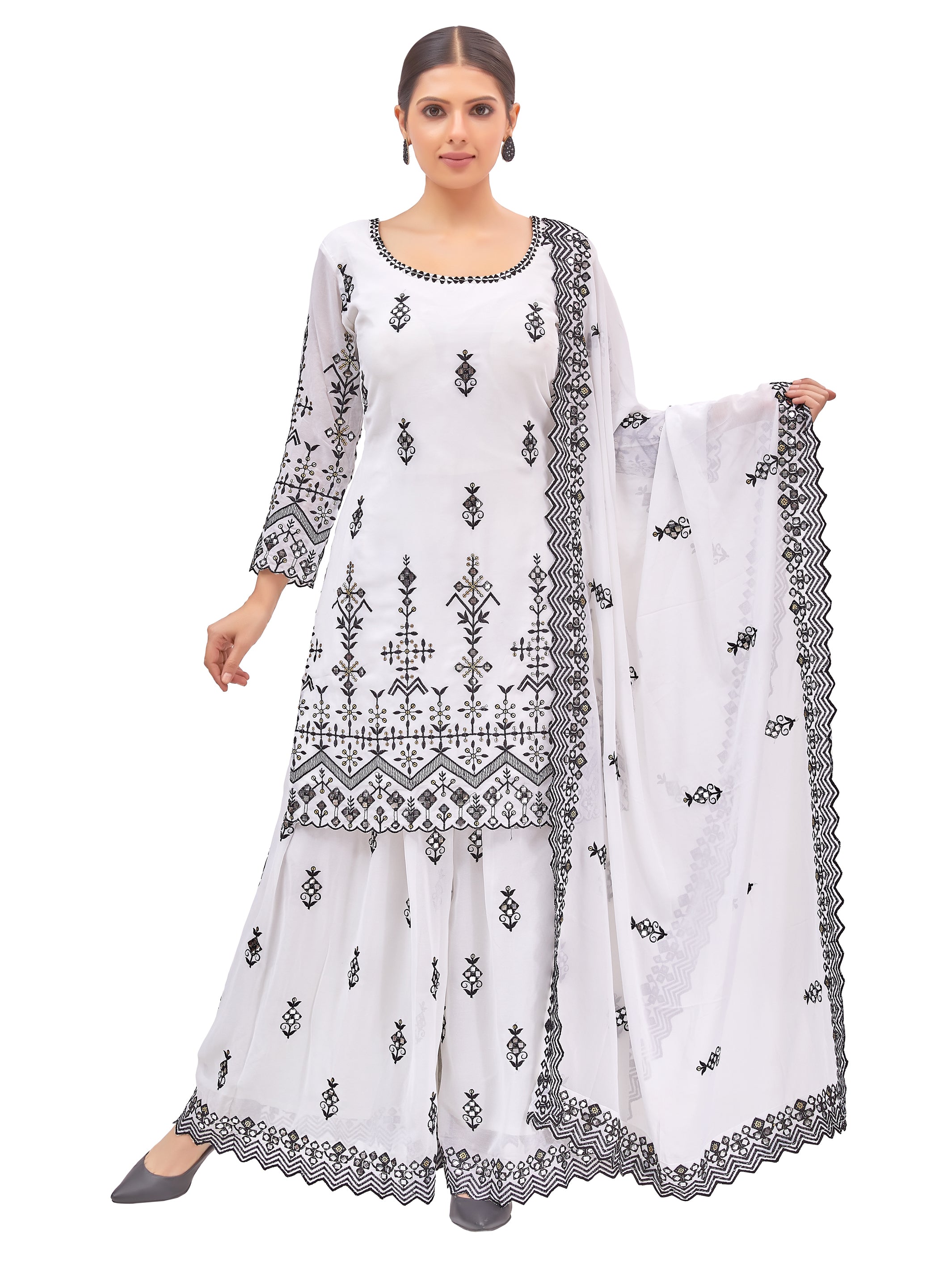 Malti Palazzo Suit - Roop Darshan