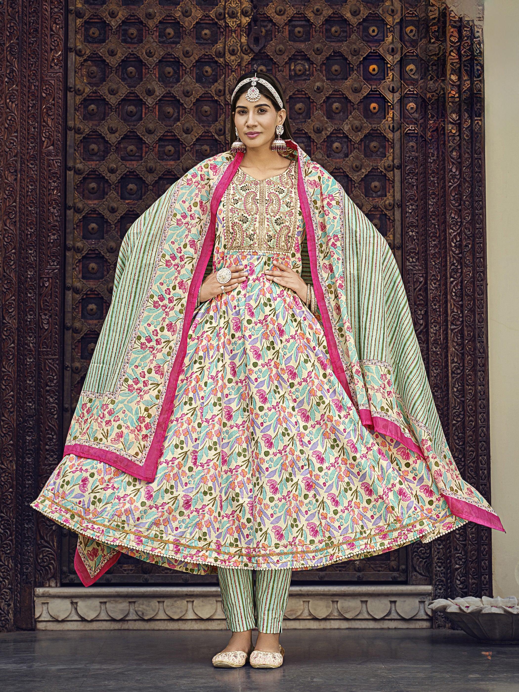 Rubina Flair Suit - Roop Darshan