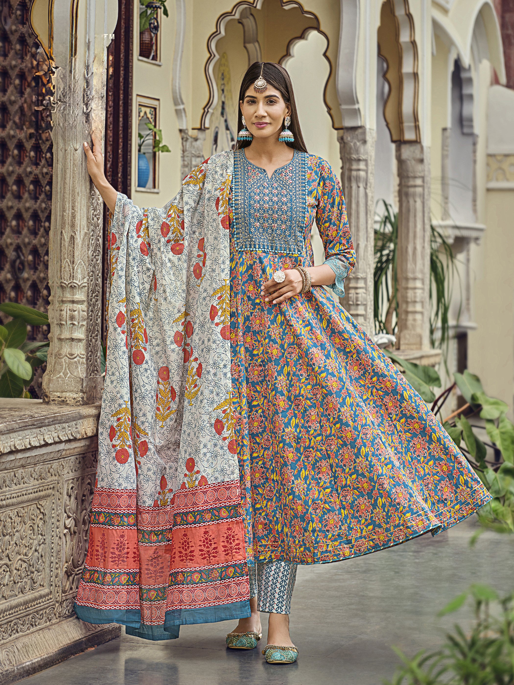 Rubina Flair Suit - Roop Darshan