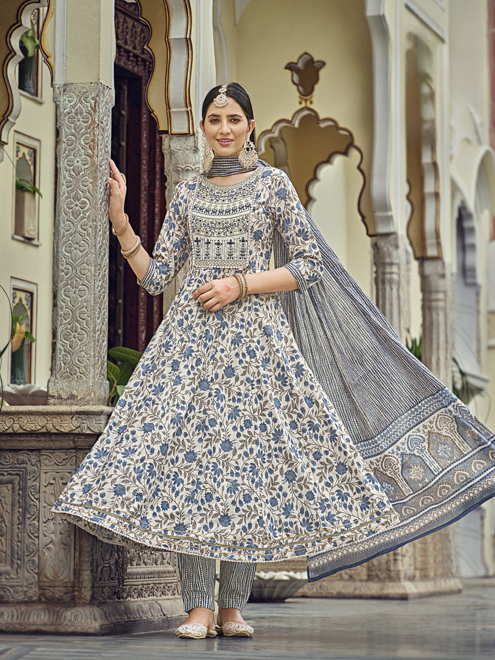 Rubina Flair Suit - Roop Darshan