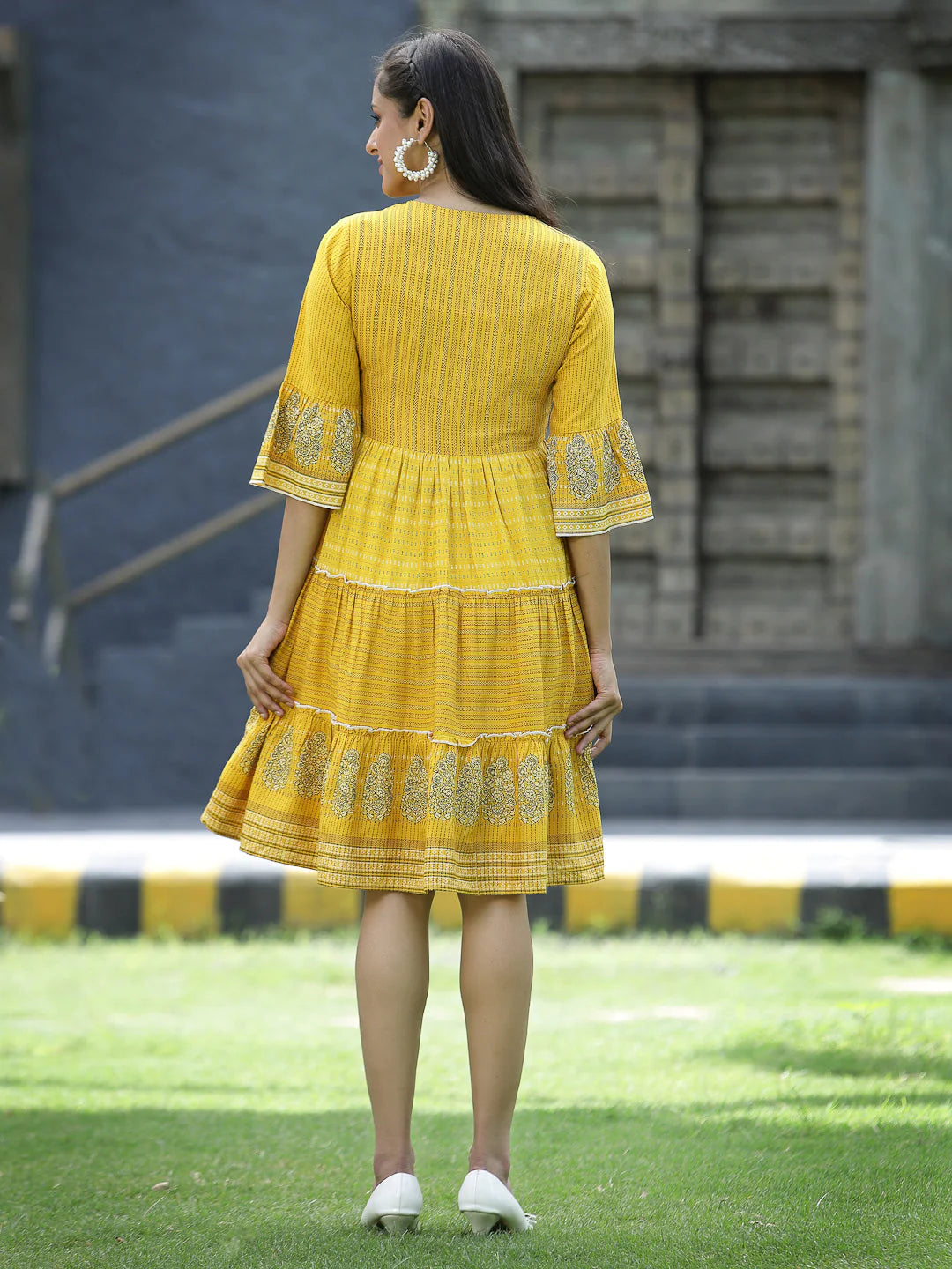 Ashmita Short Flair Kurti - Roop Darshan