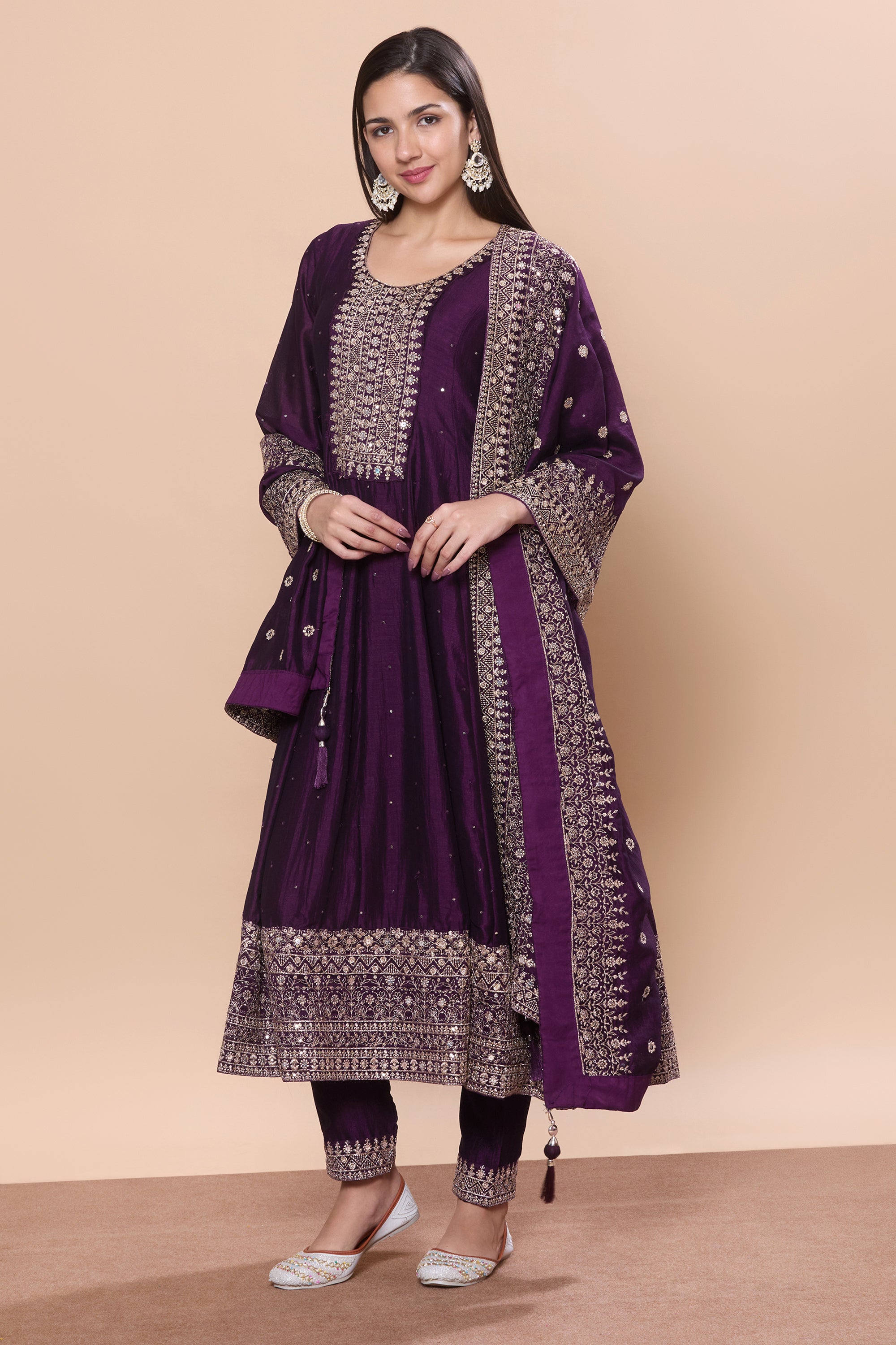 Mahira Flair Kamiz & Pant - Roop Darshan