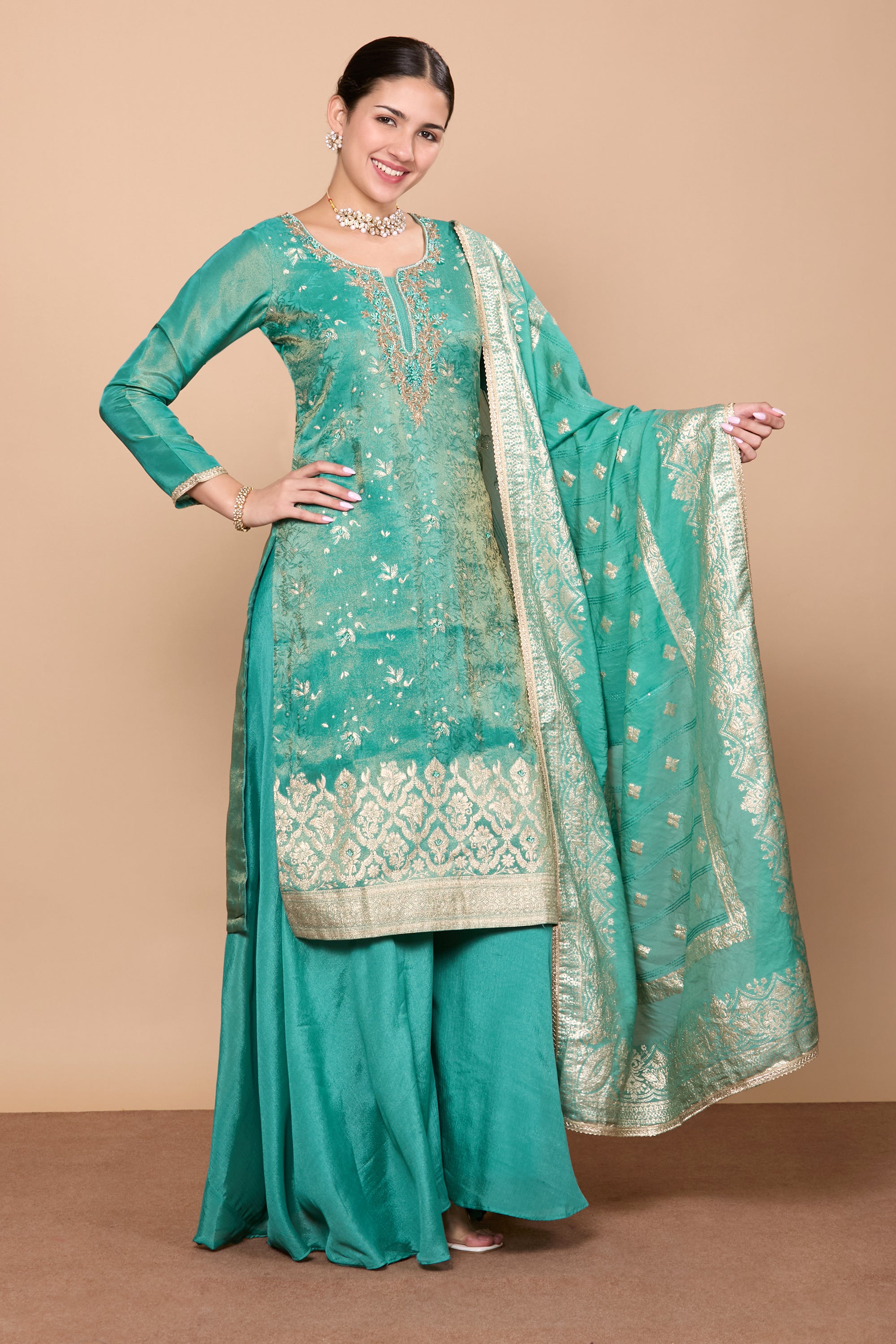 Reva Palazzo Suit - Roop Darshan