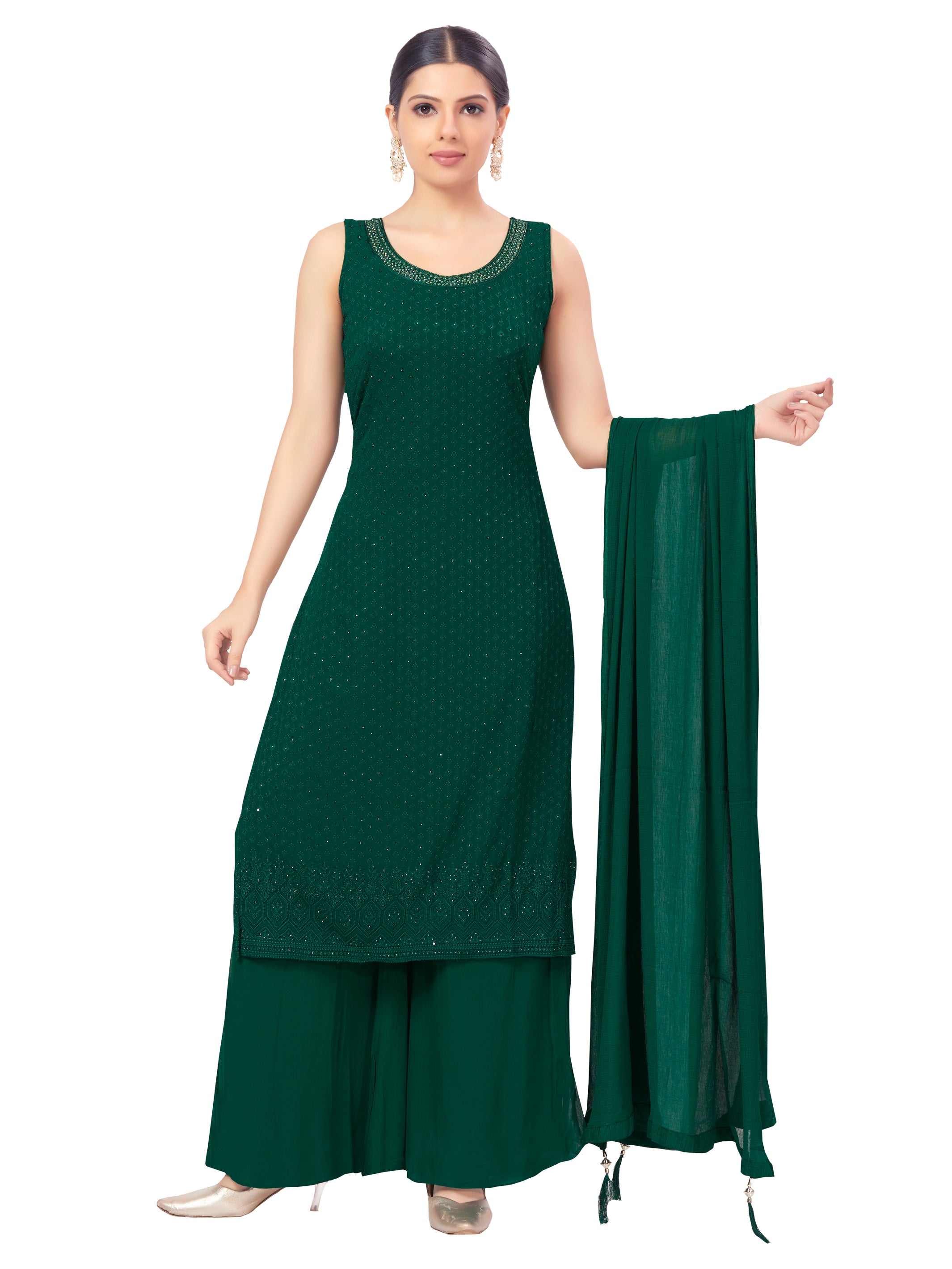 Anita Palazzo Suit - Roop Darshan