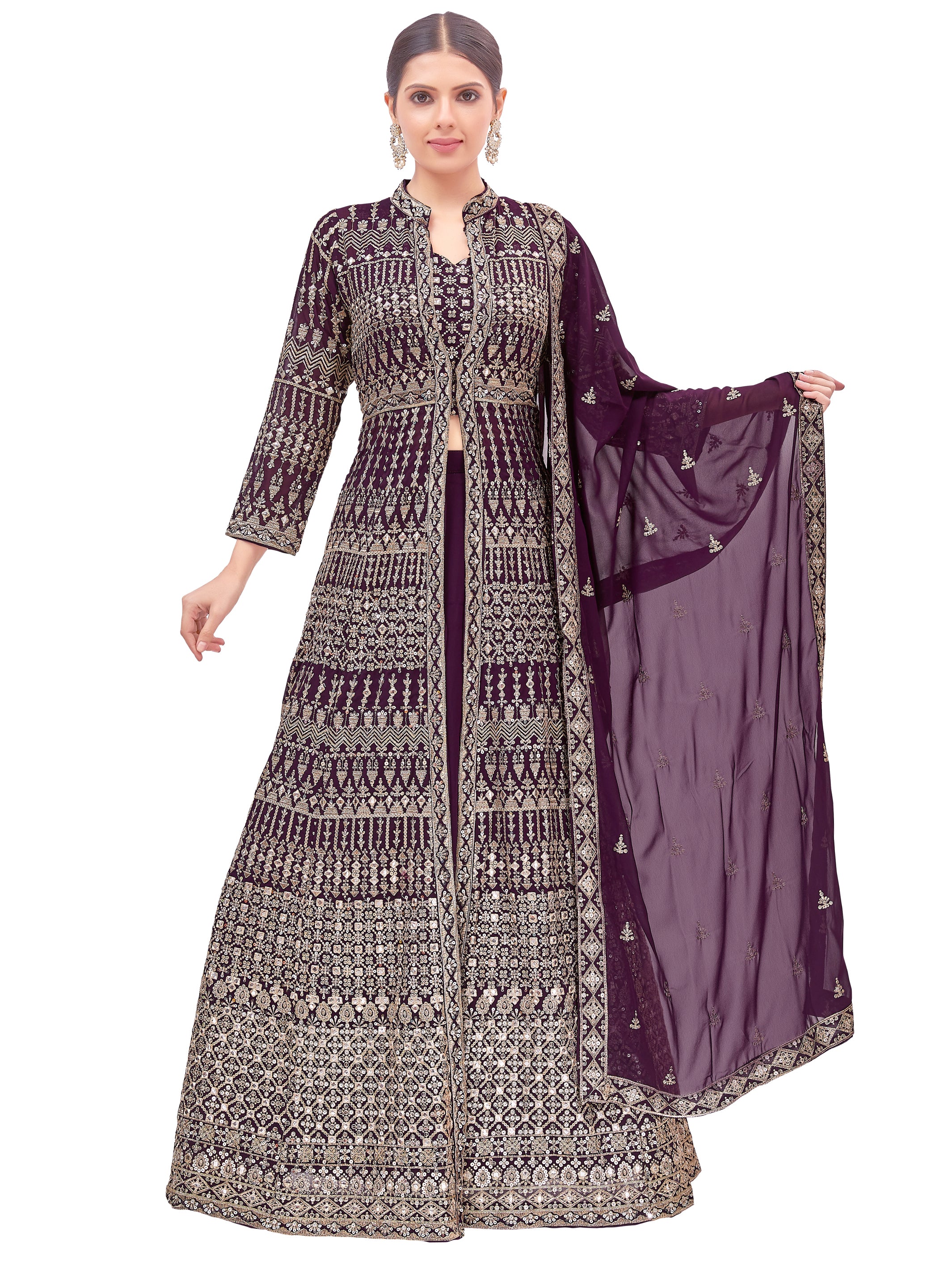 Khanak Long Top Lehenga Choli - Roop Darshan