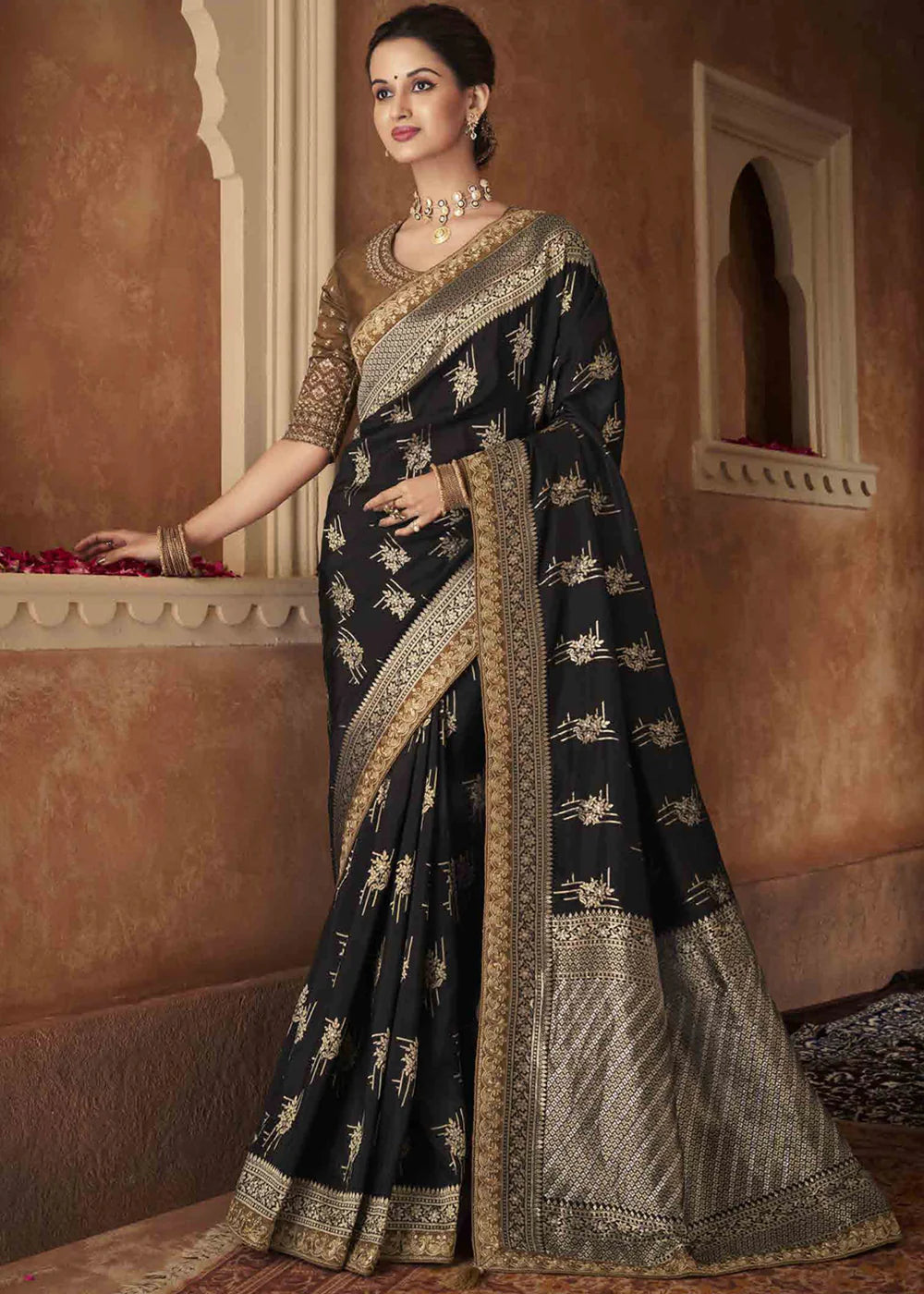 Flora Saree - Roop Darshan