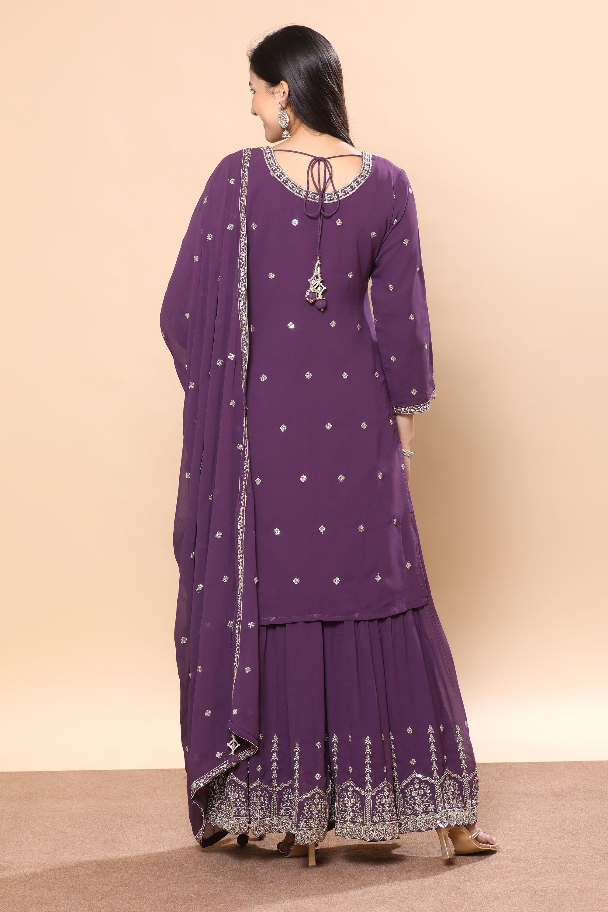Safina Palazzo Suit - Roop Darshan