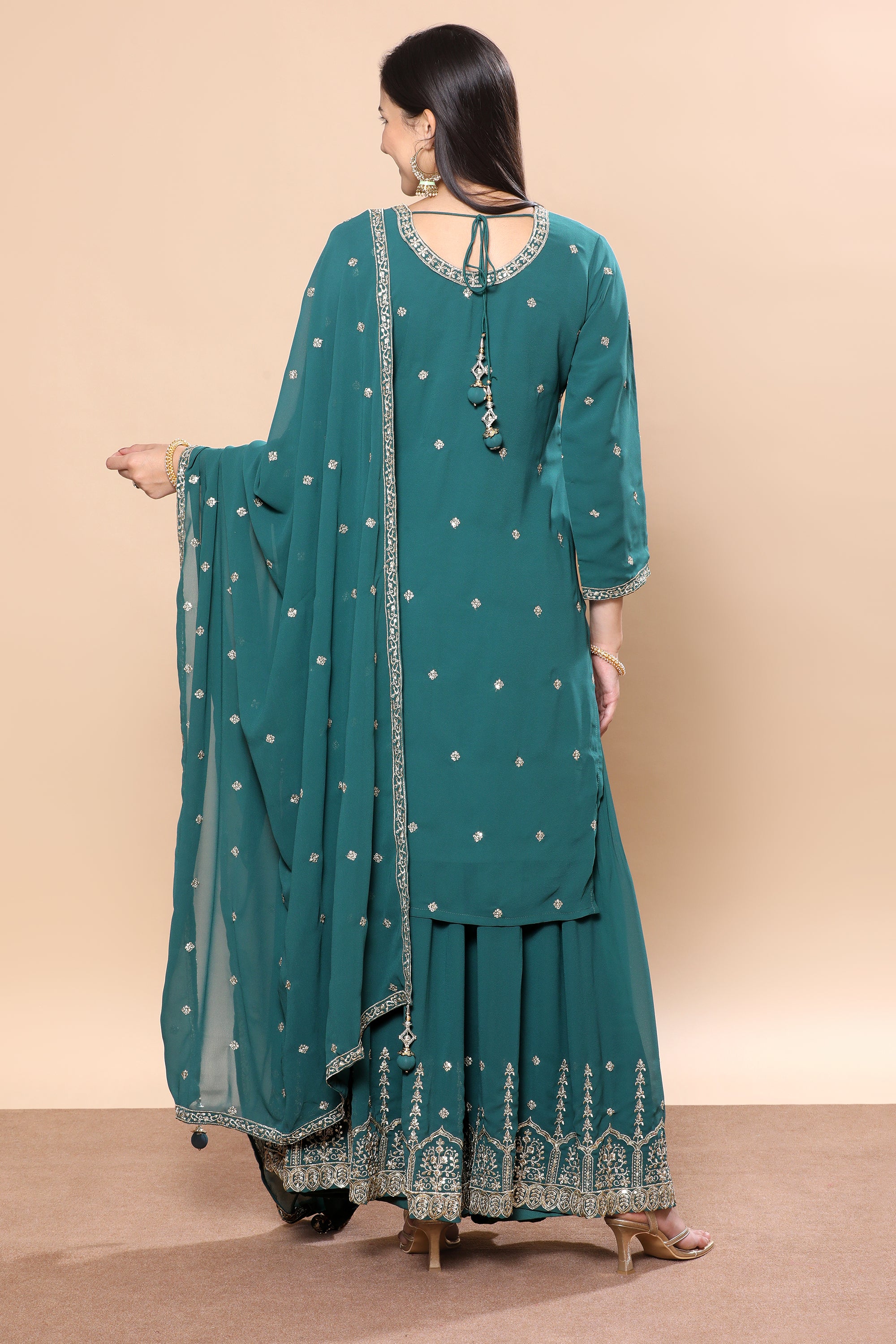 Safina Palazzo Suit - Roop Darshan