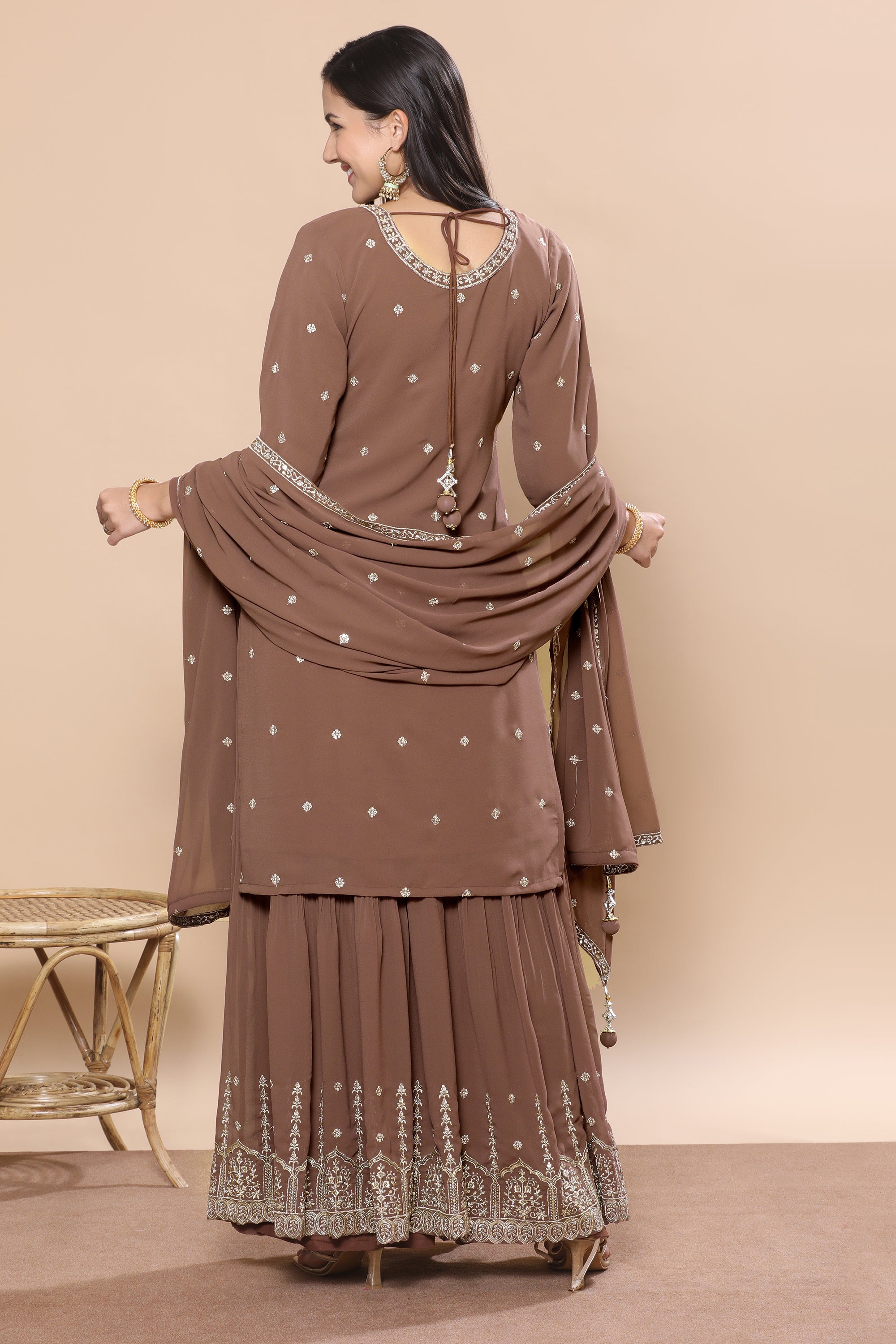 Safina Palazzo Suit - Roop Darshan