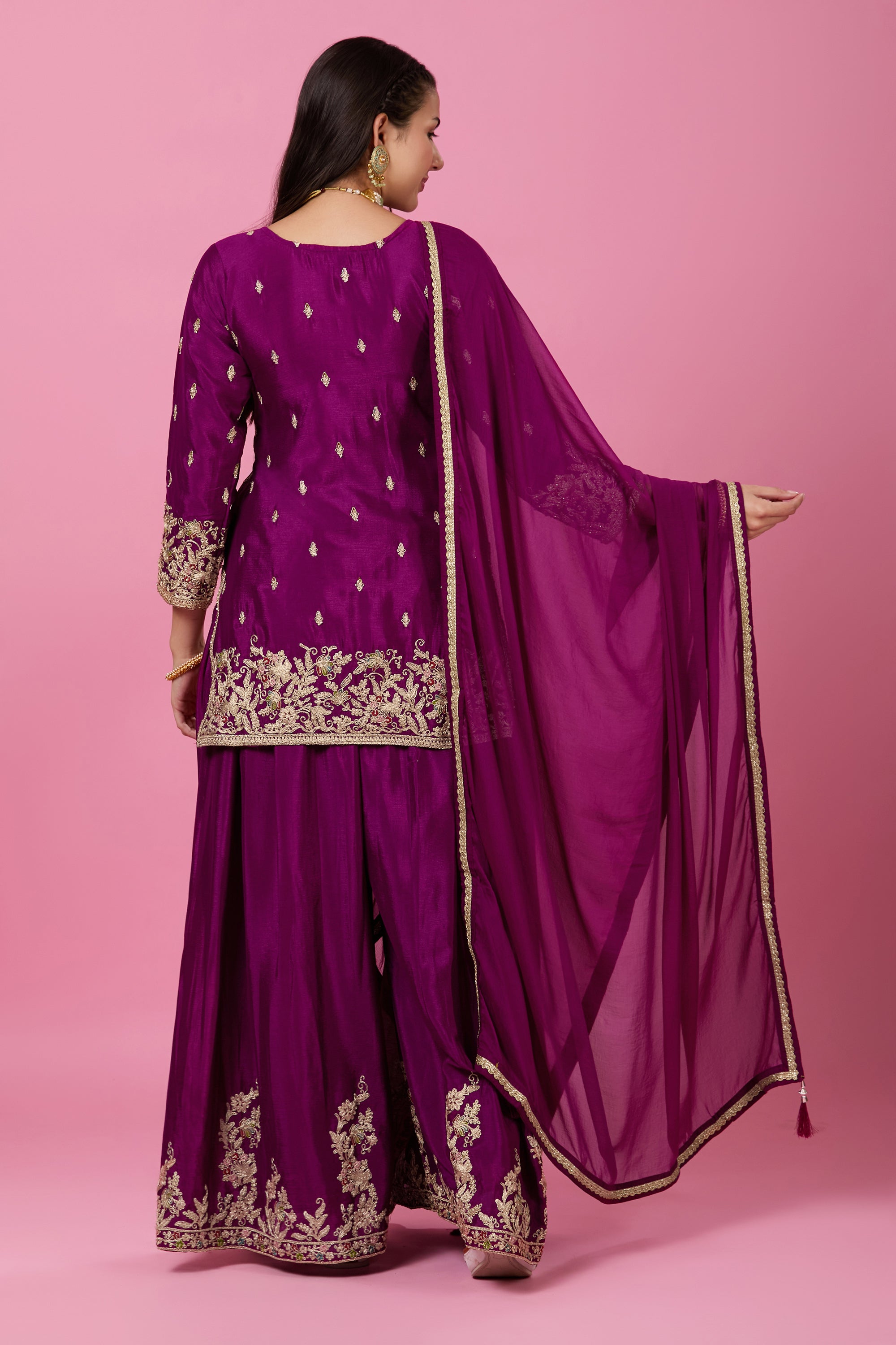 Gauri Palazzo Suit - Roop Darshan
