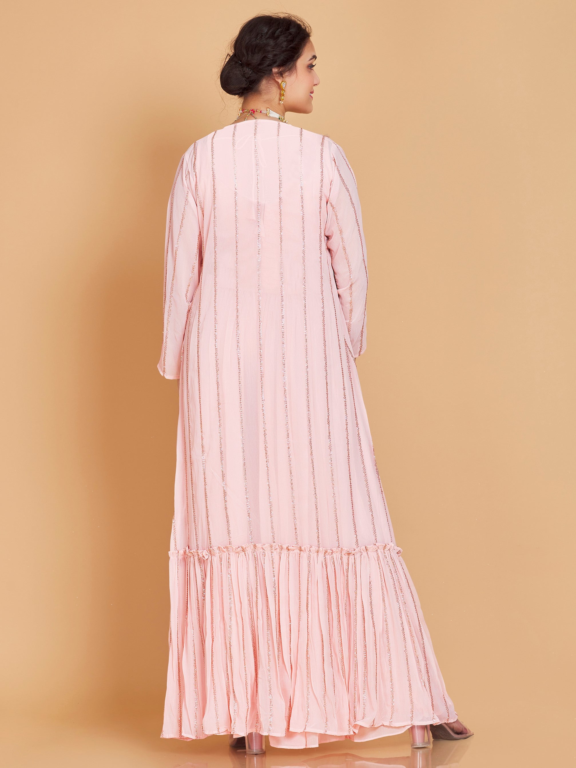 Barsha Short Top Plazzo Suit - Roop Darshan