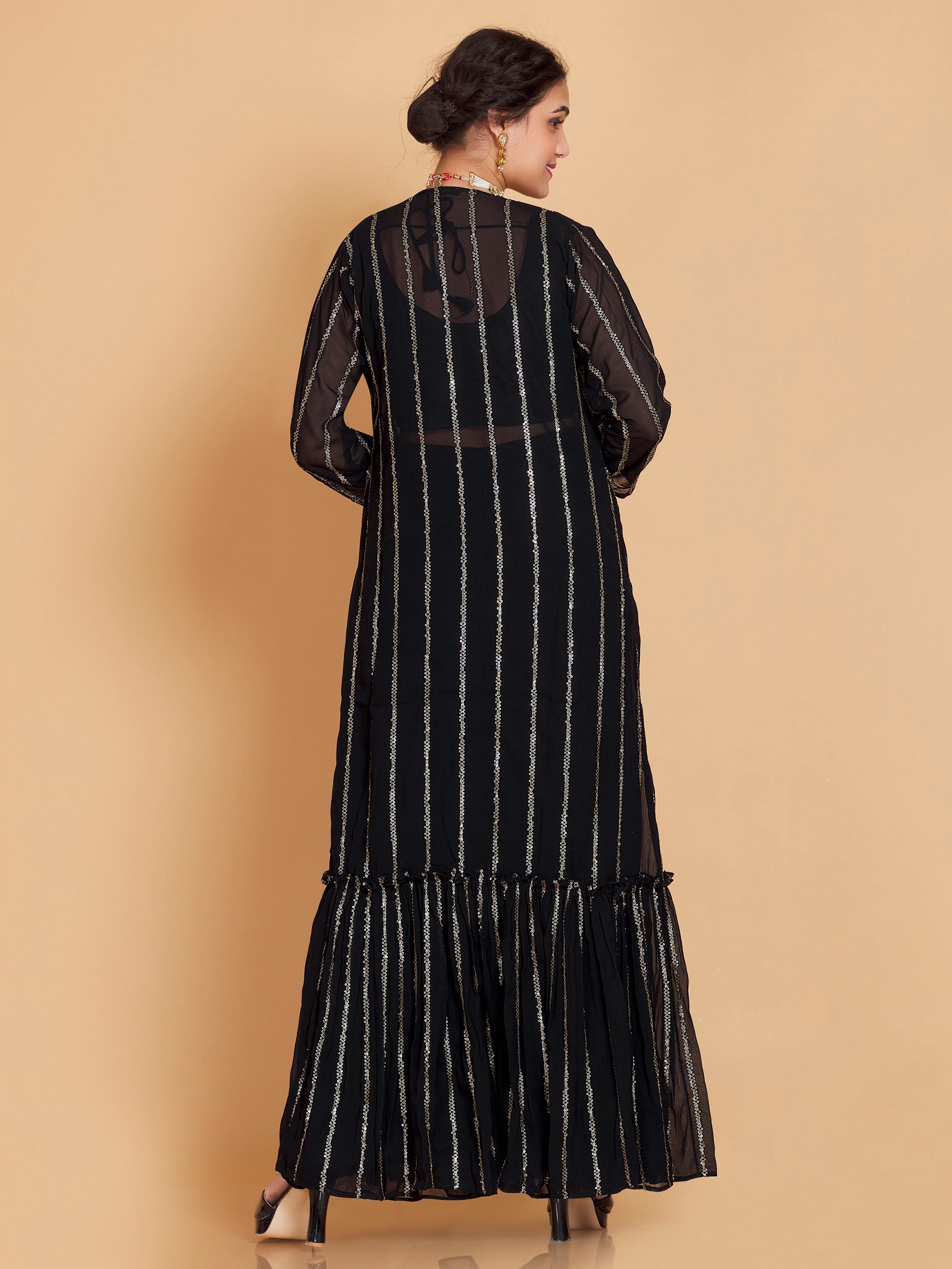 Barsha Short Top Plazzo Suit - Roop Darshan