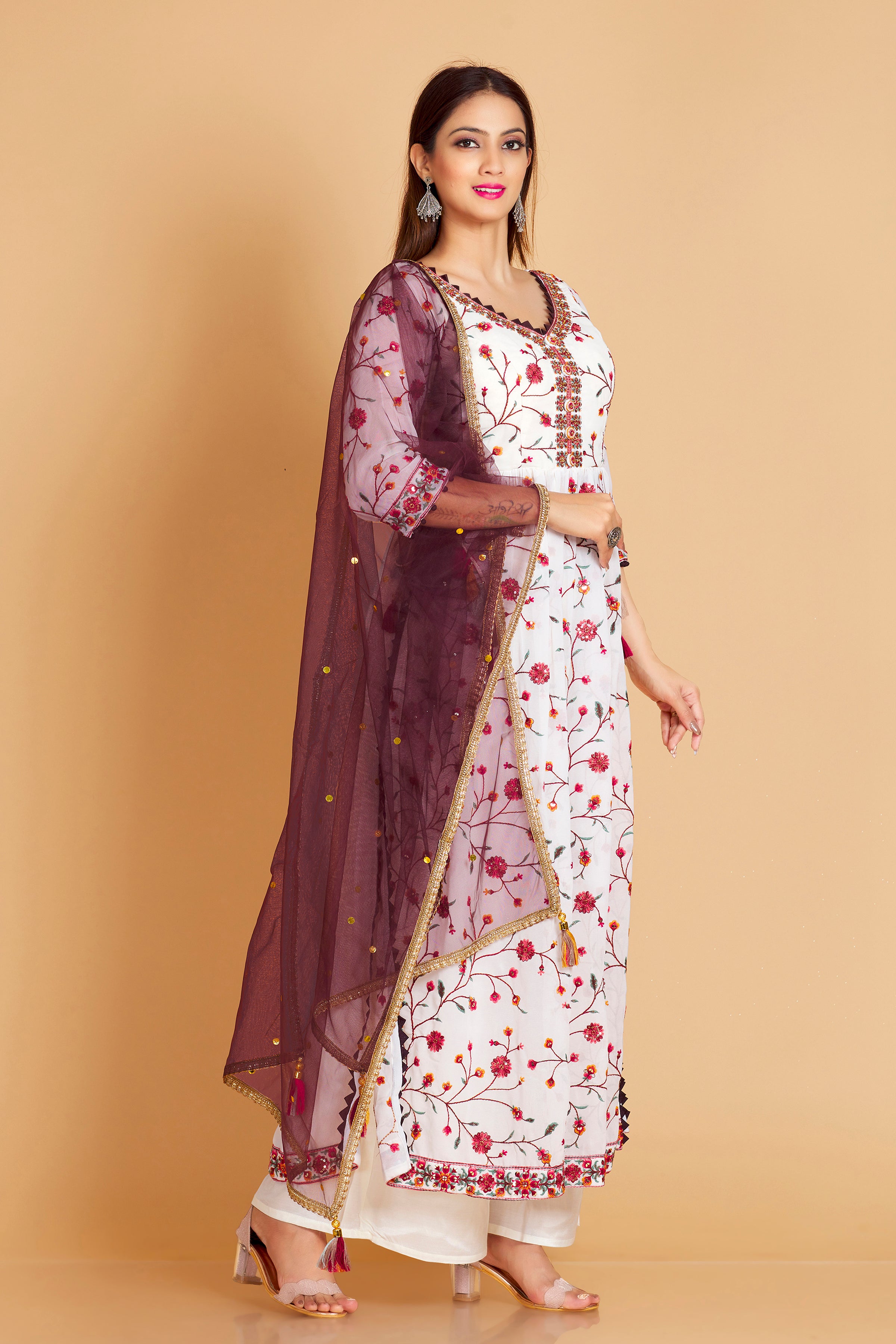 Medini Palazoo Suit - Roop Darshan