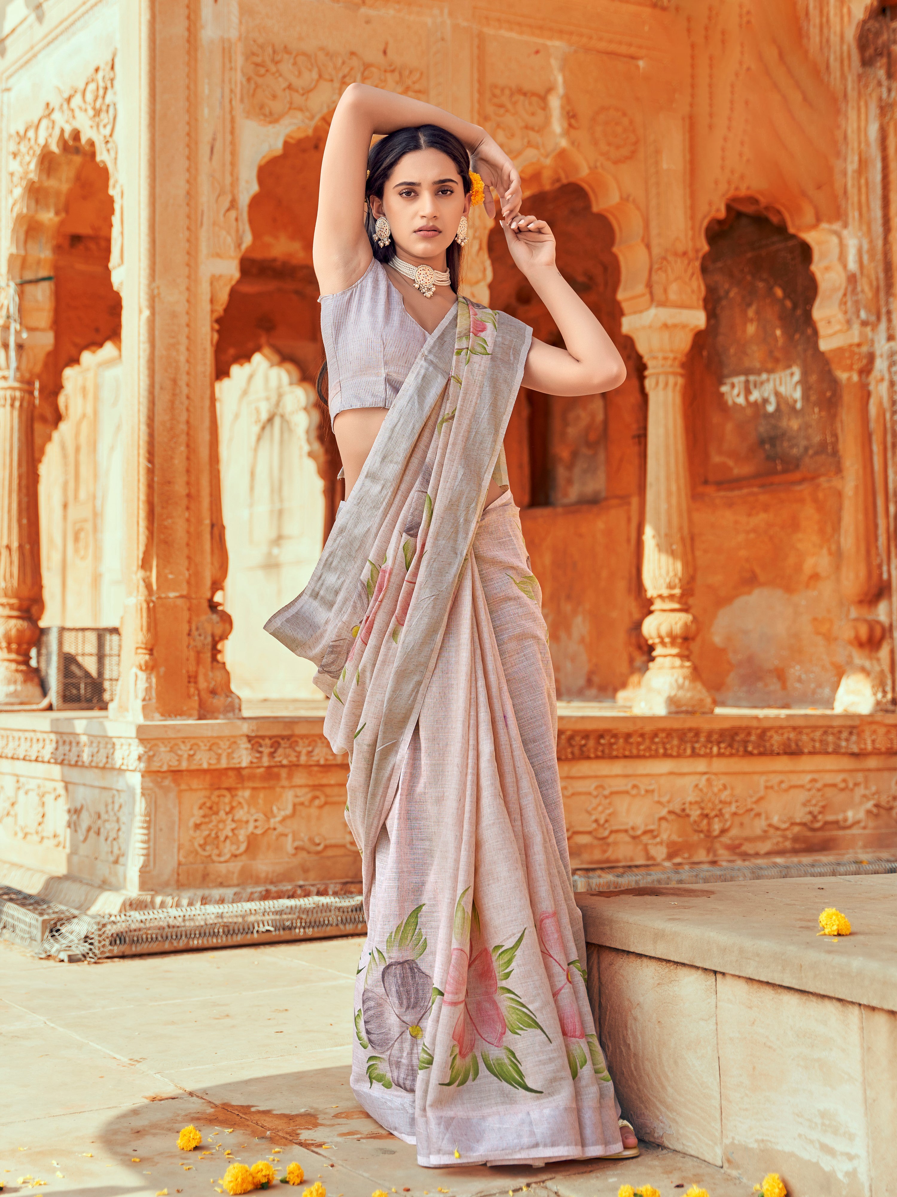 Salviah Saree - Roop Darshan