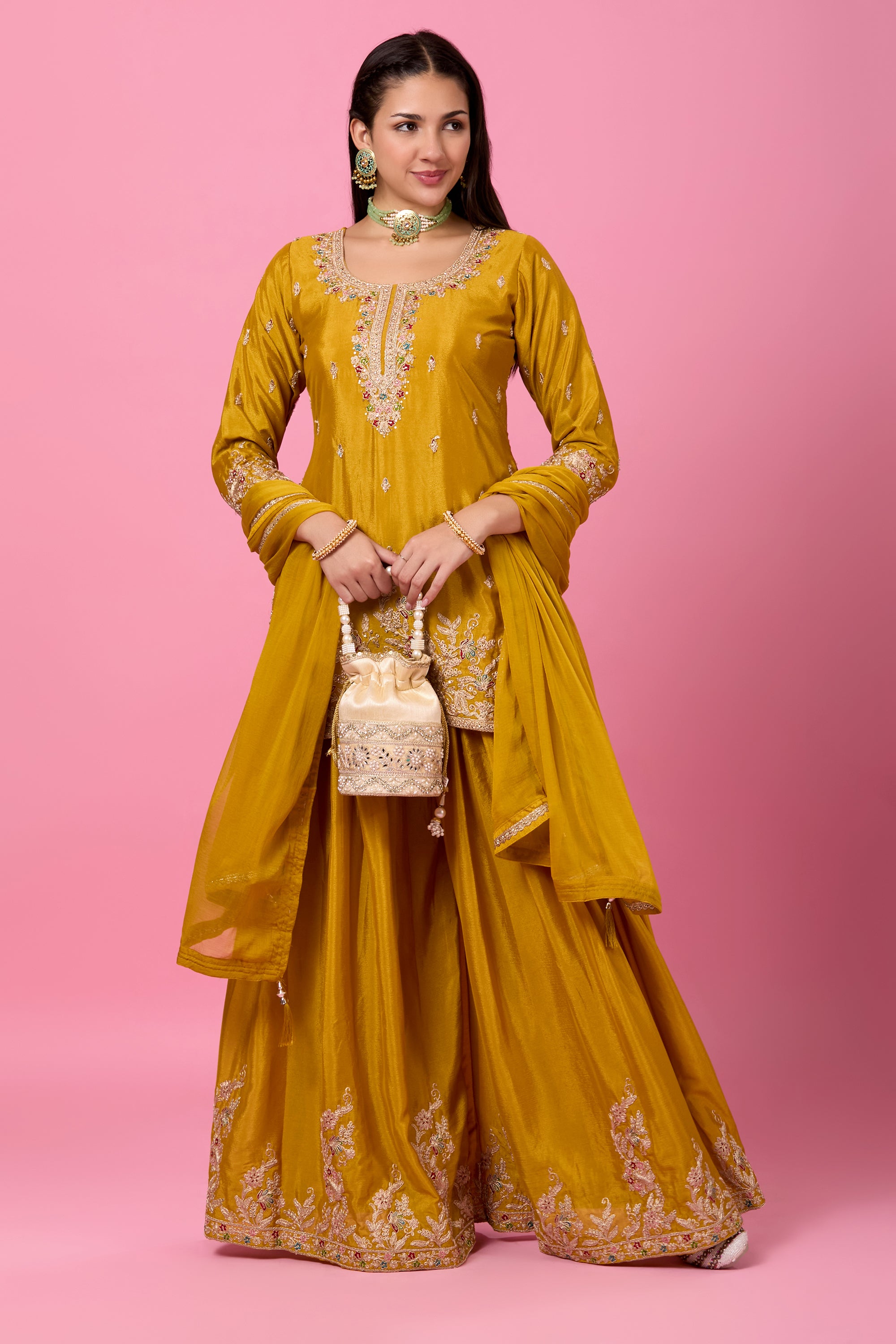 Gauri Palazzo Suit - Roop Darshan