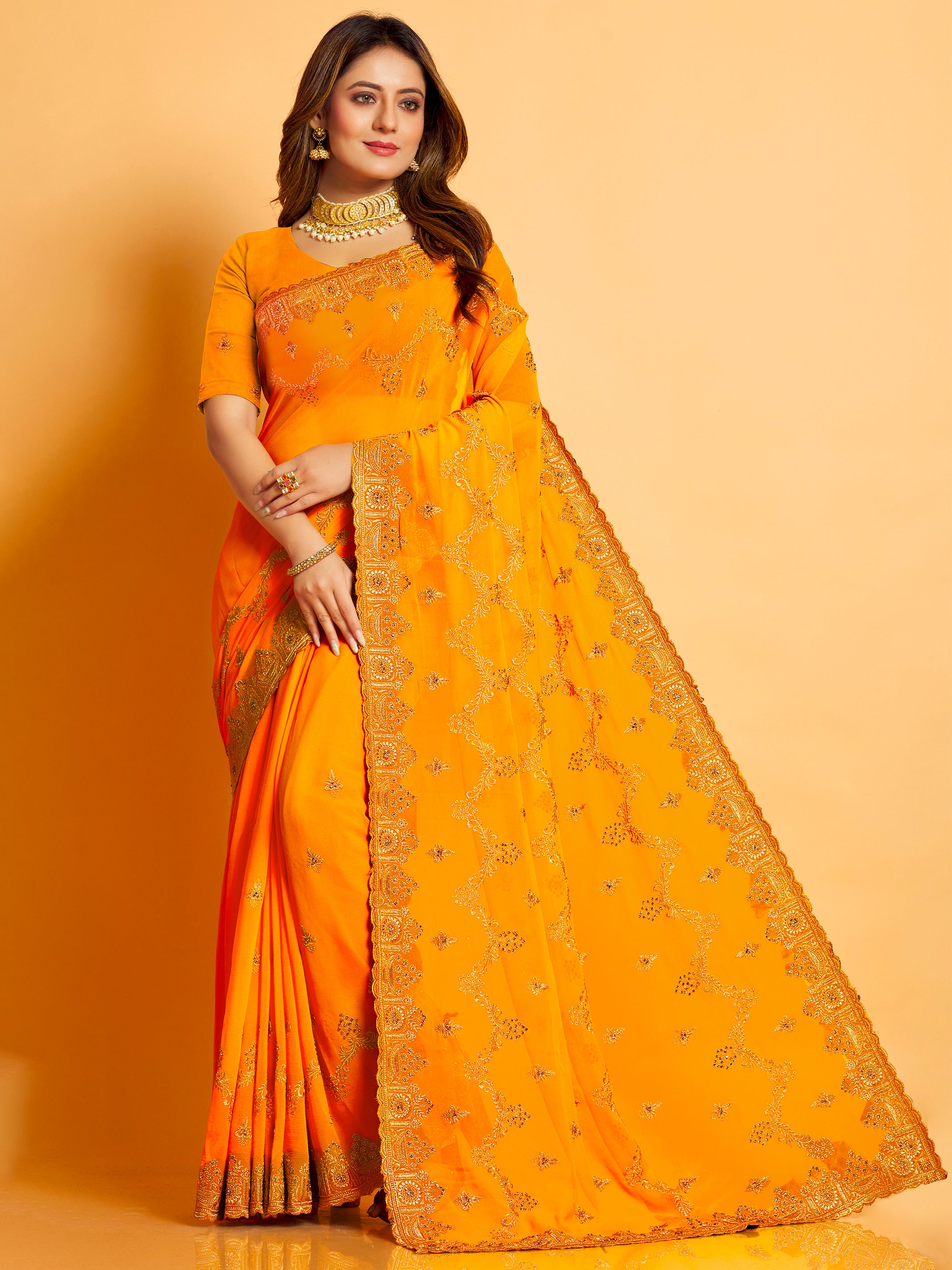 Kanvi Saree - Roop Darshan