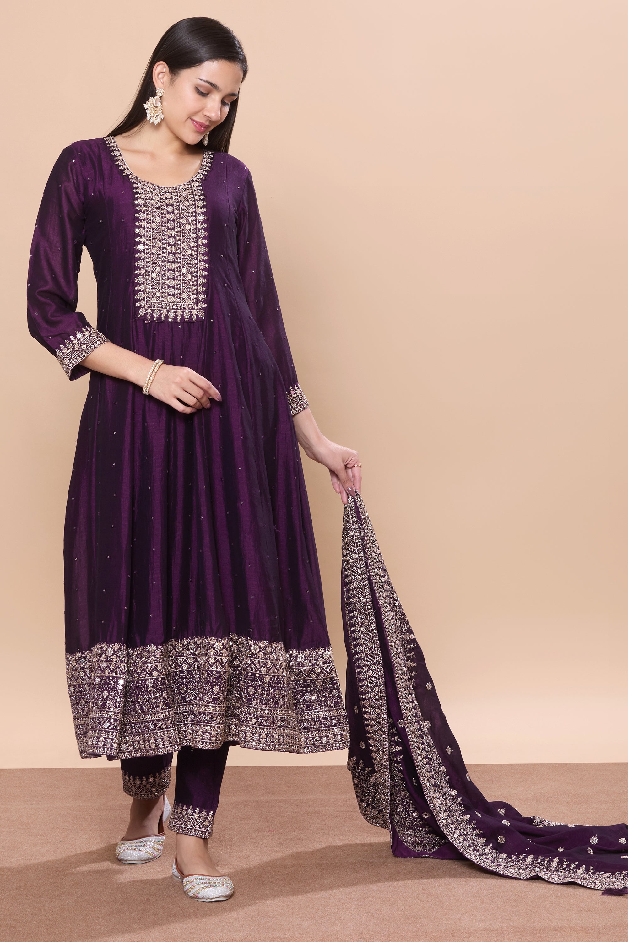 Mahira Flair Kamiz & Pant - Roop Darshan