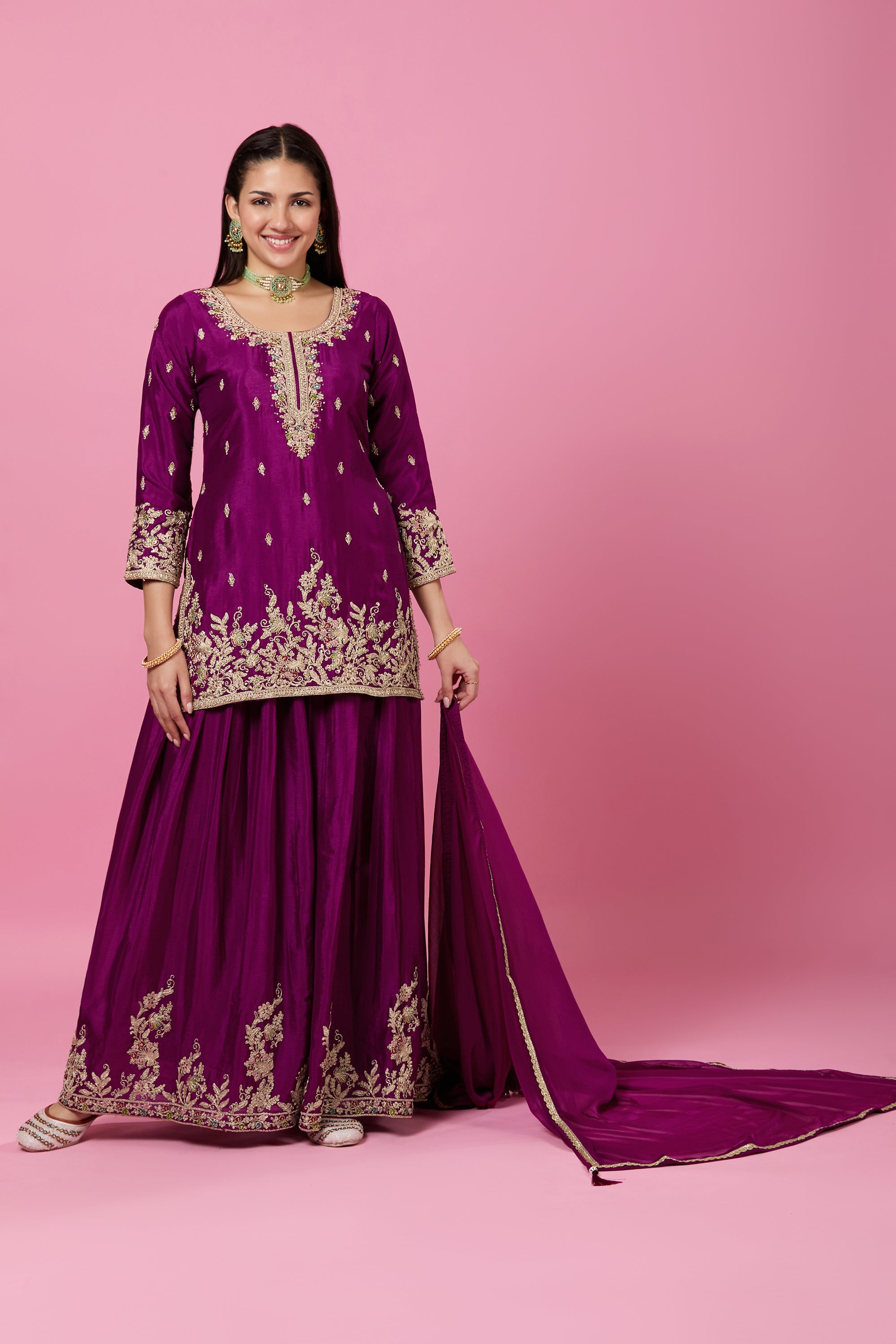 Gauri Palazzo Suit - Roop Darshan