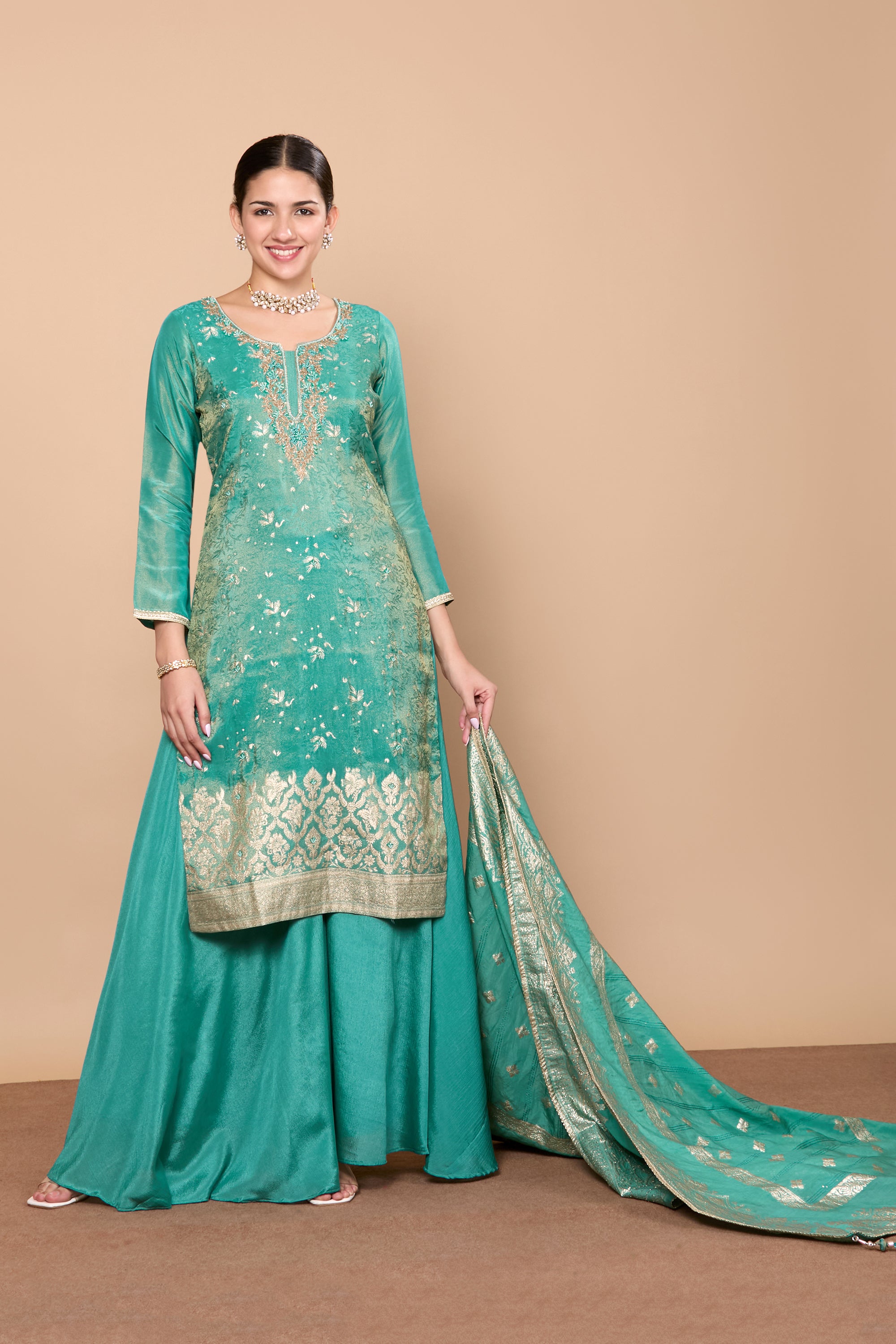 Reva Palazzo Suit - Roop Darshan