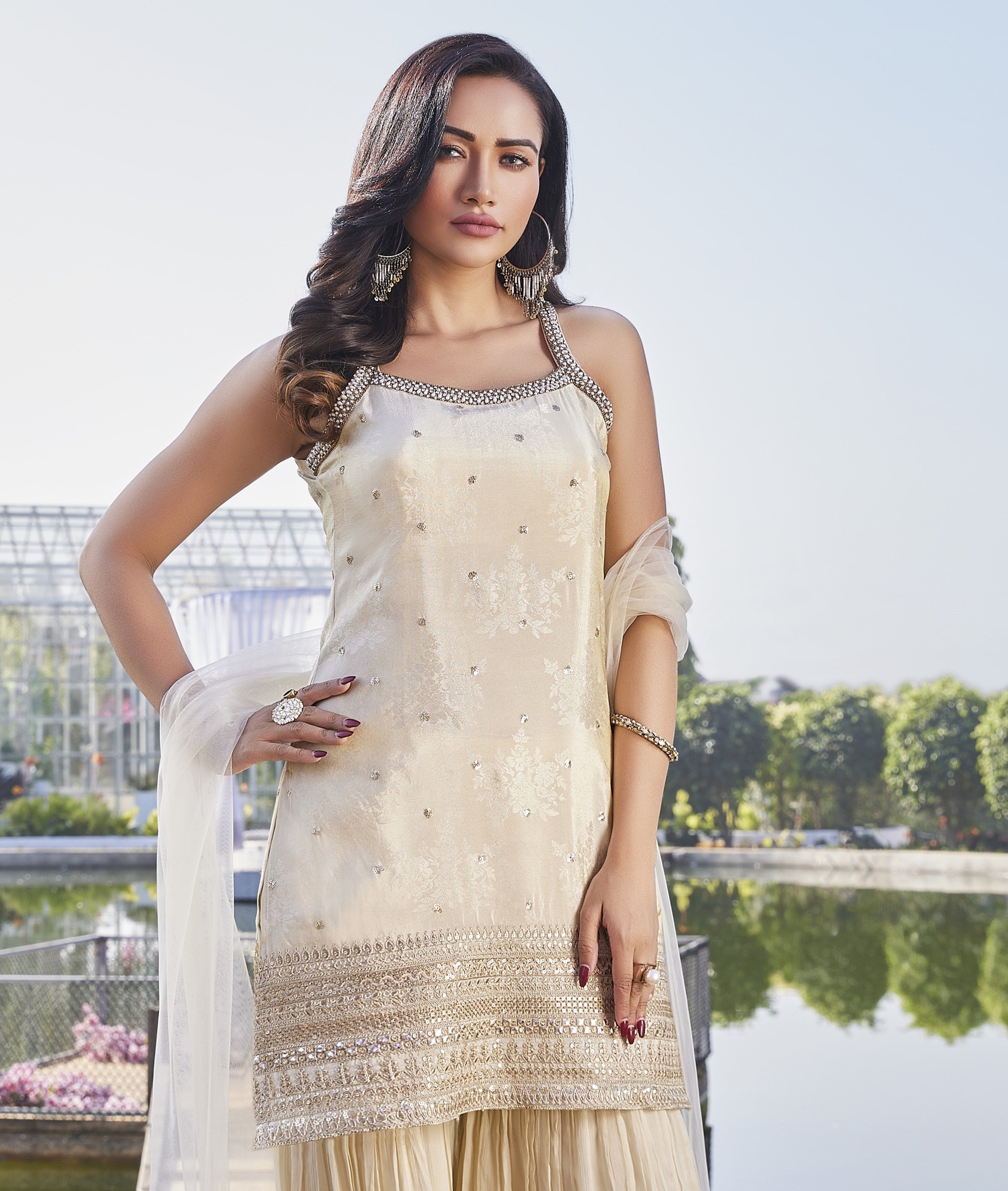 Jivika Sharara Suit - Roop Darshan