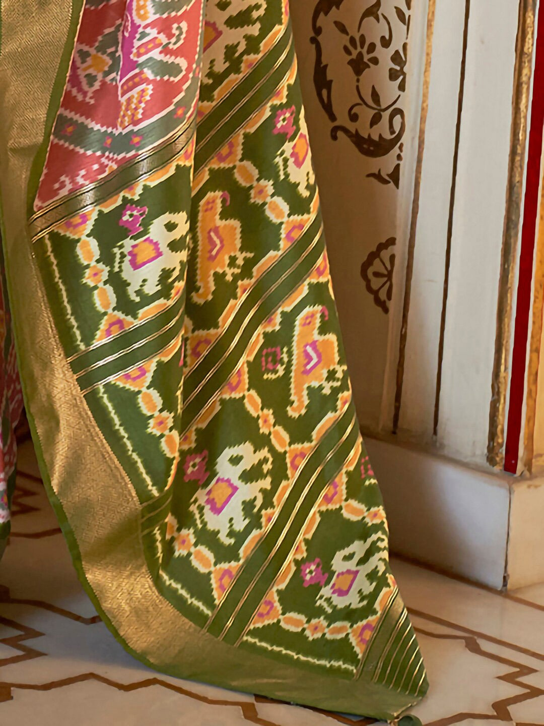 Vrinda Patola Saree - Roop Darshan
